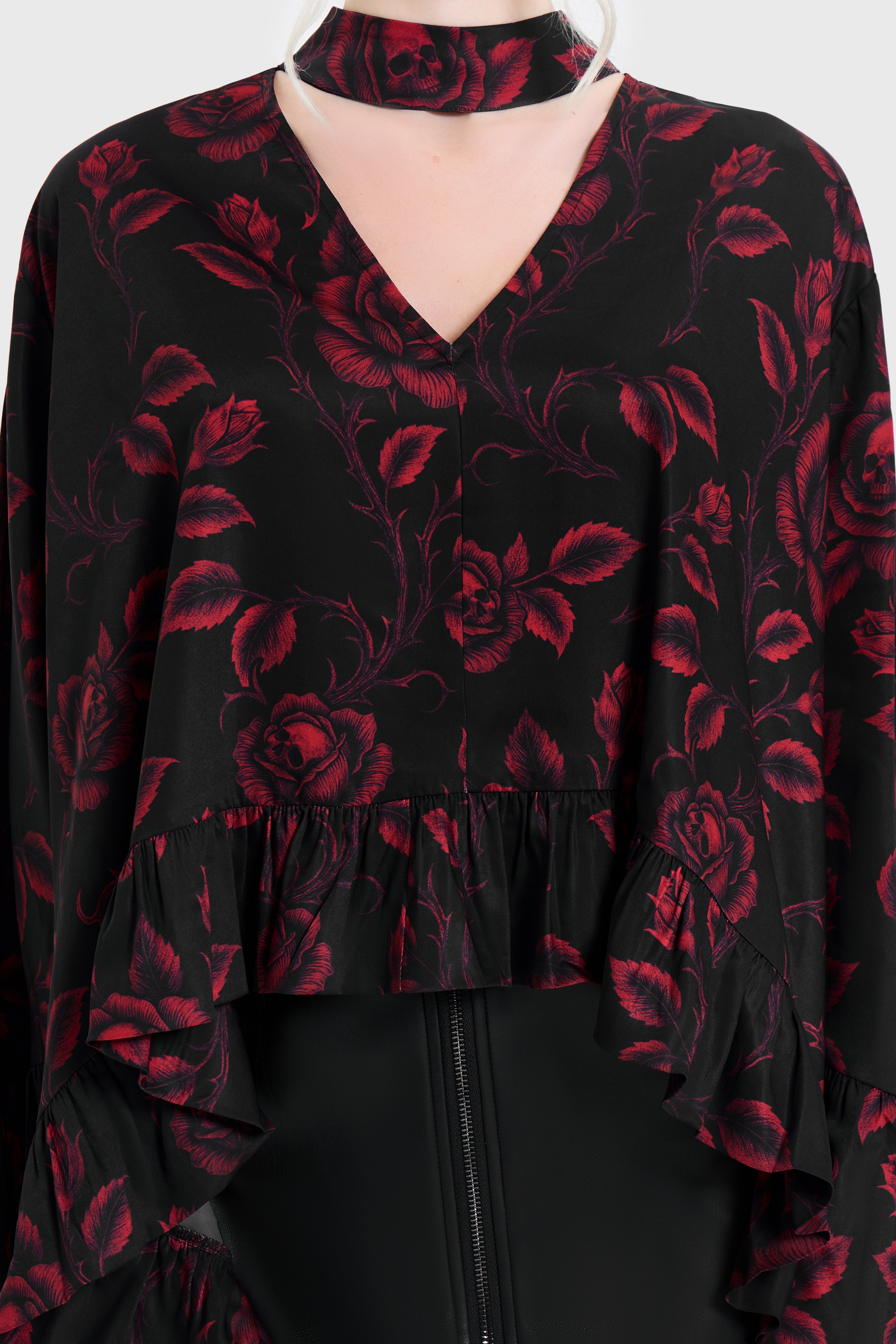 Funeral Rose Blouse