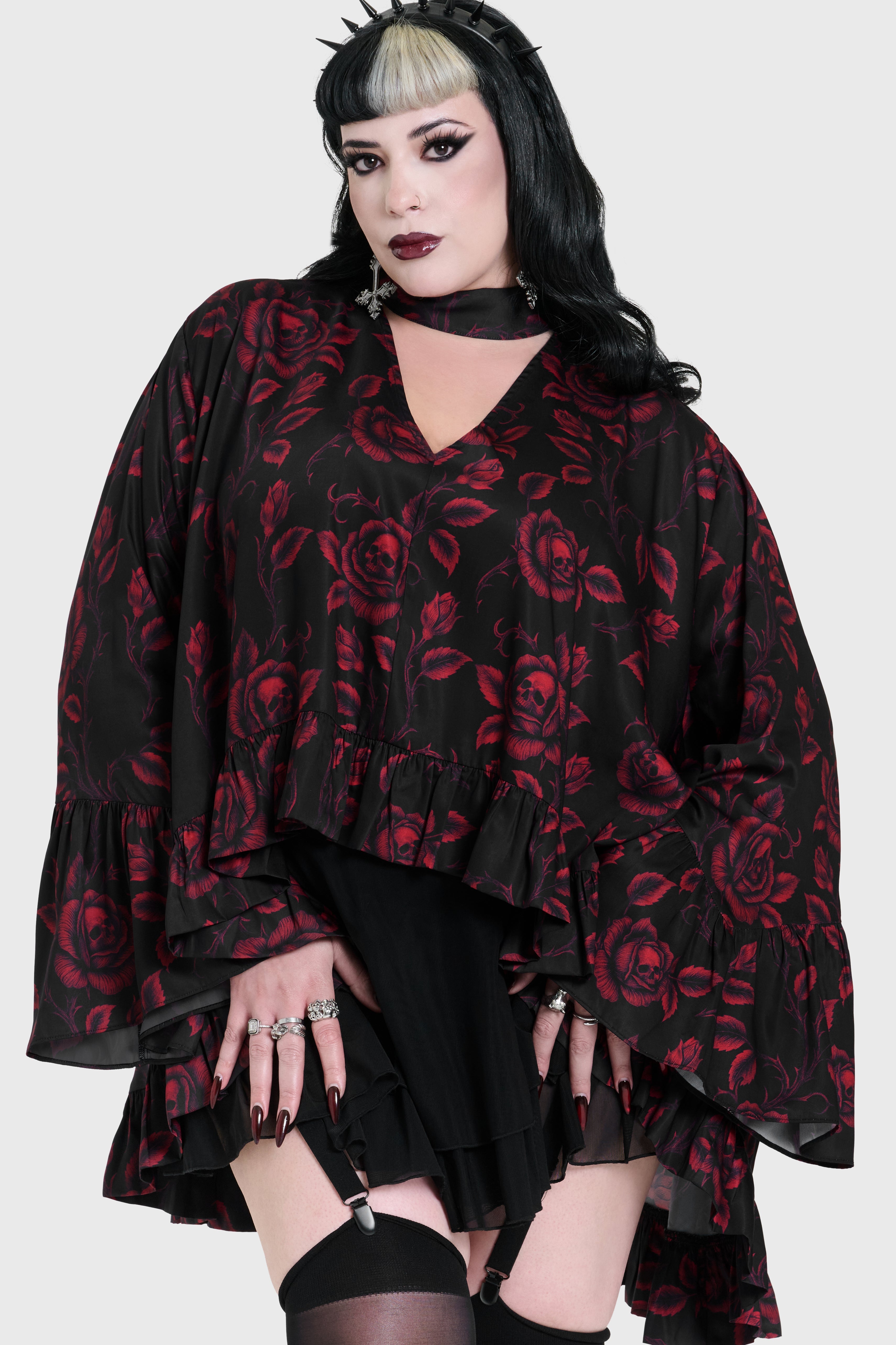 Funeral Rose Blouse