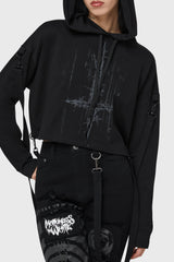 Final Dictvm Crop Hoodie