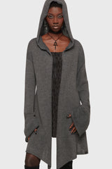 Forget Wishing Knit Cardigan Grey