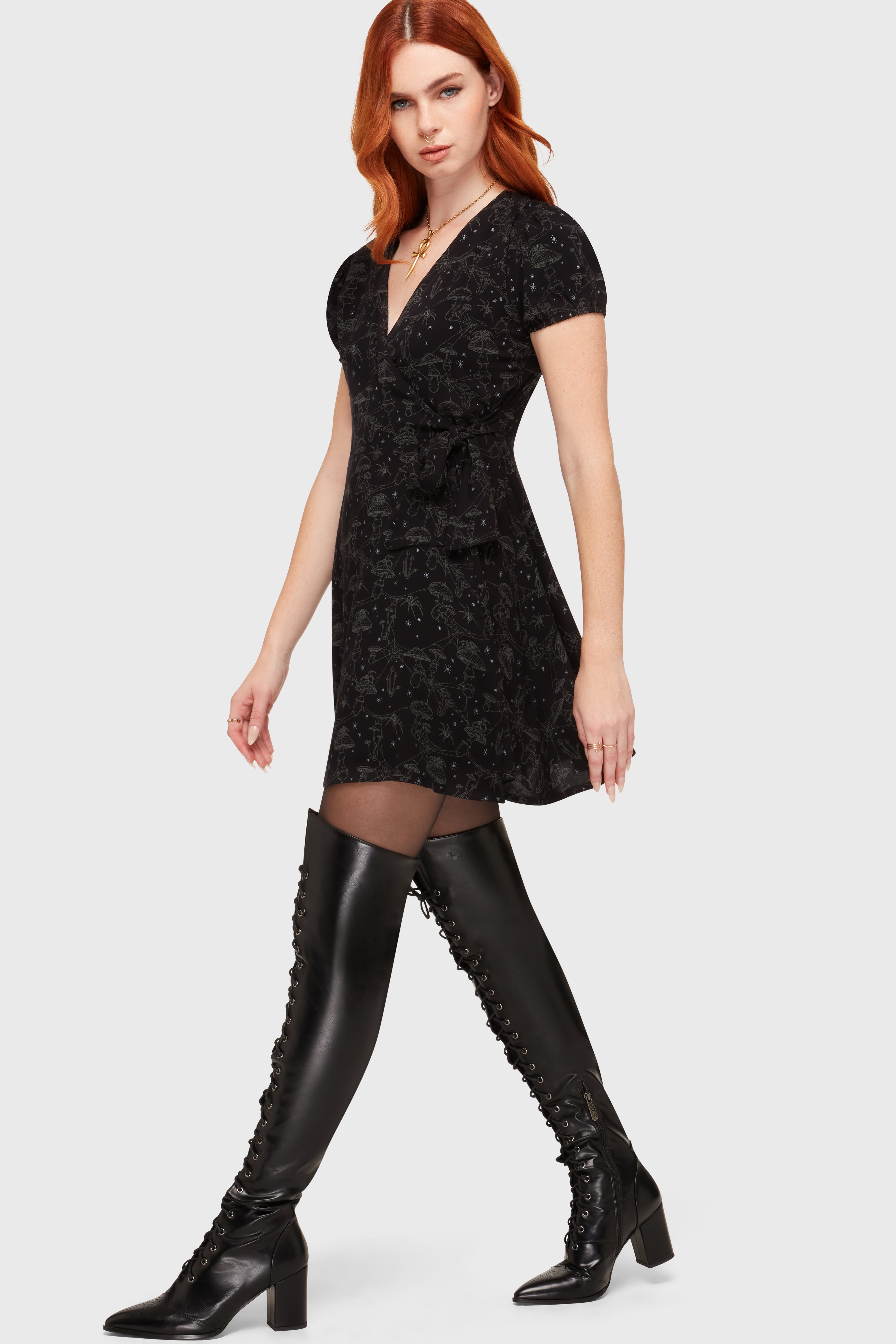 Garden Of Venom Mini Dress