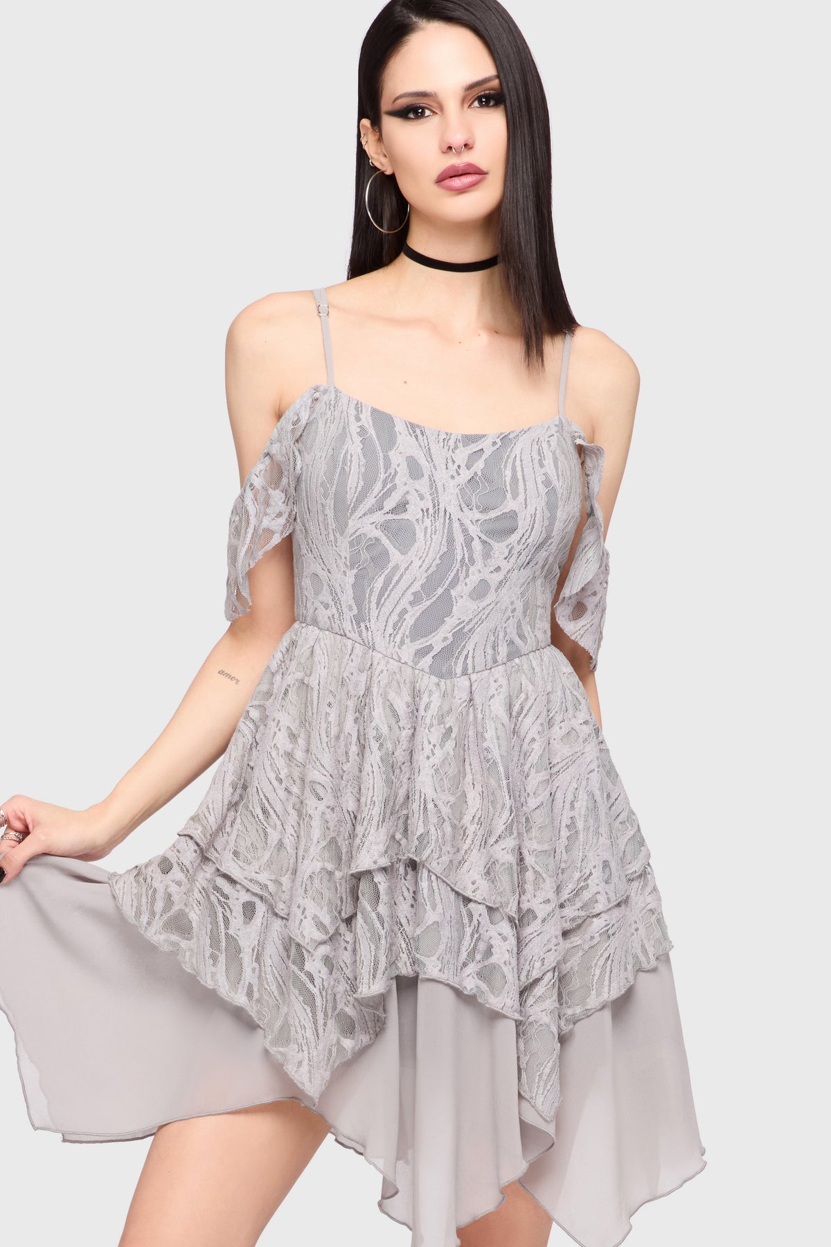 Haunted Union Dress GREY