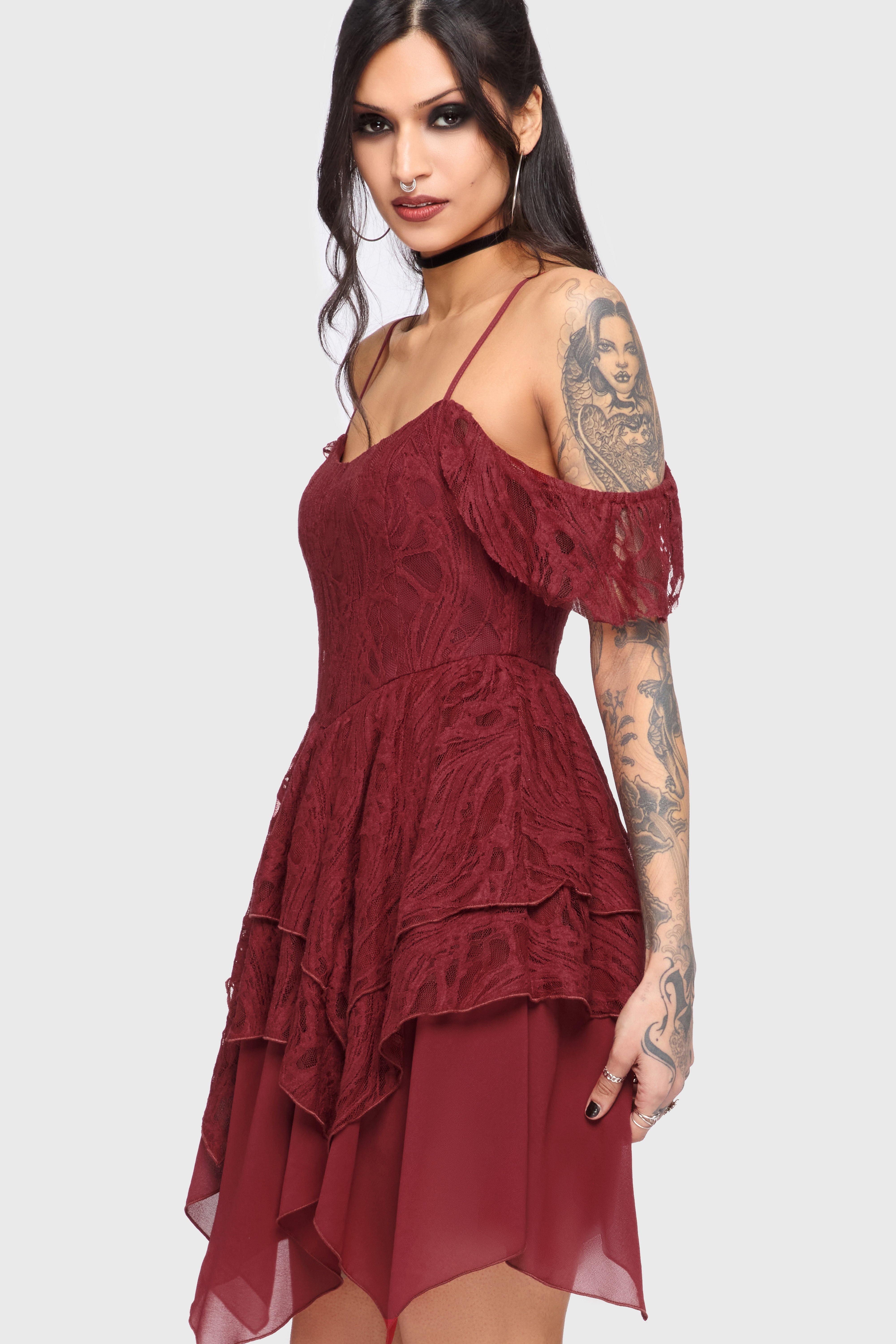 Haunted Union Dress RED