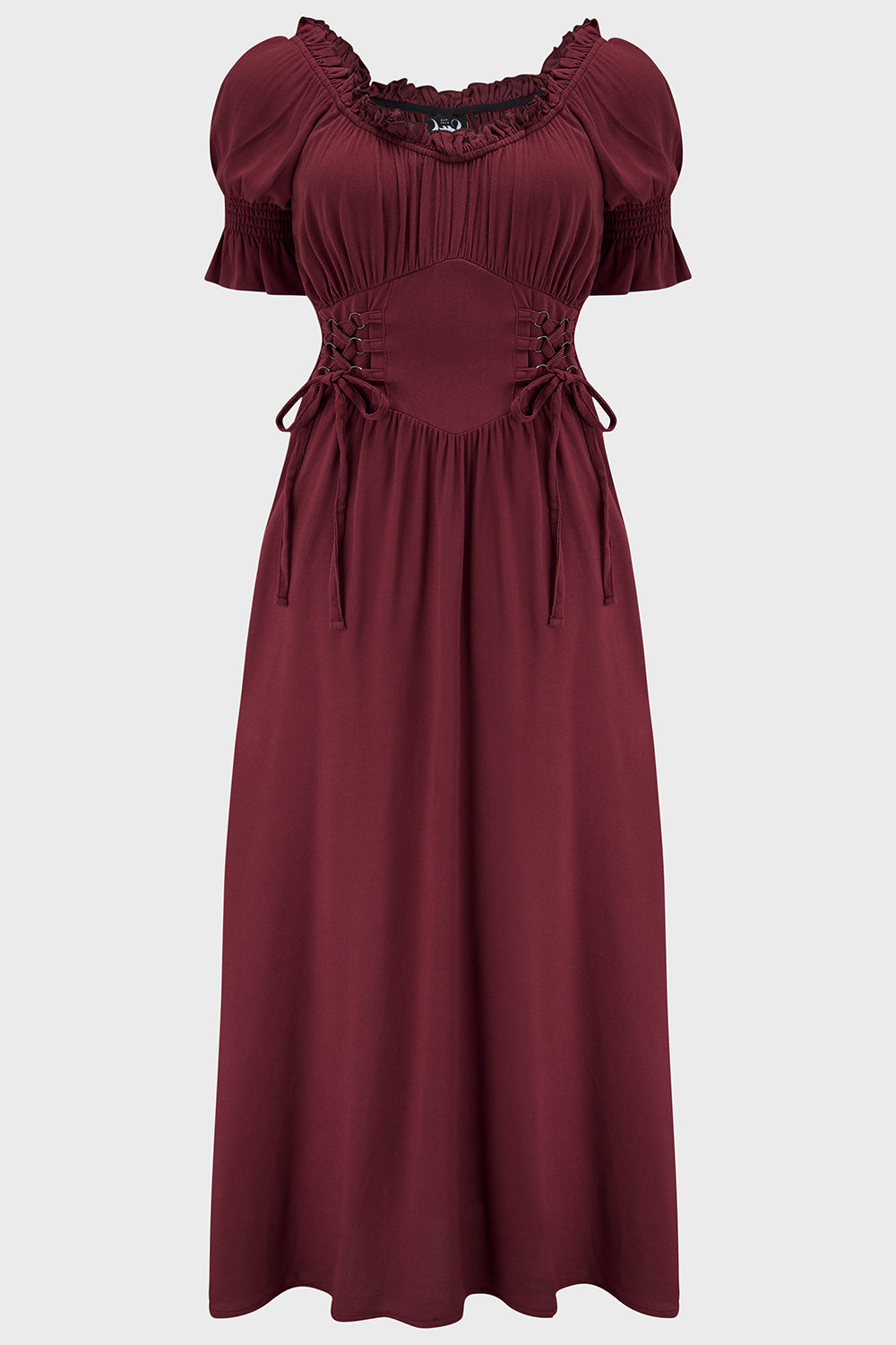 Jocasta Maxi Dress Short Sleeve RED