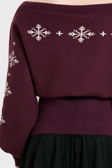 Loathe Laugh Leave Knitted Sweater
