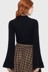 Morbida's Moth Knitted Top