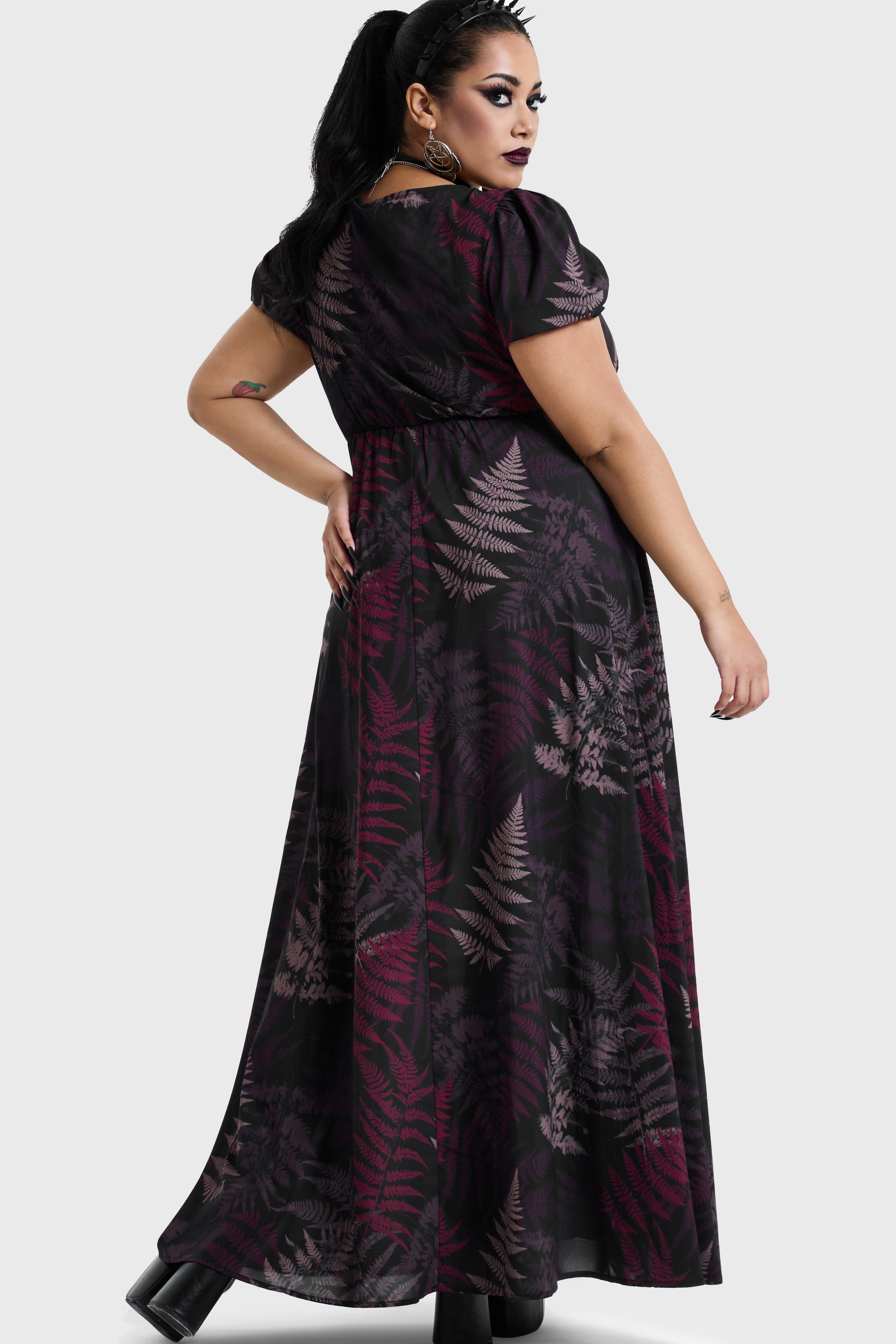 Night's Inferno Maxi Dress