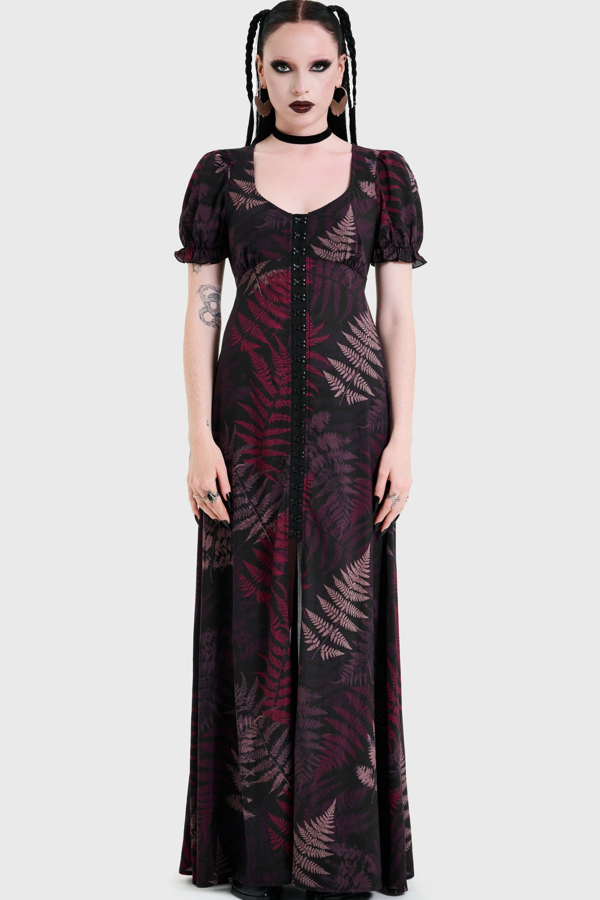 Night's Inferno Maxi Dress