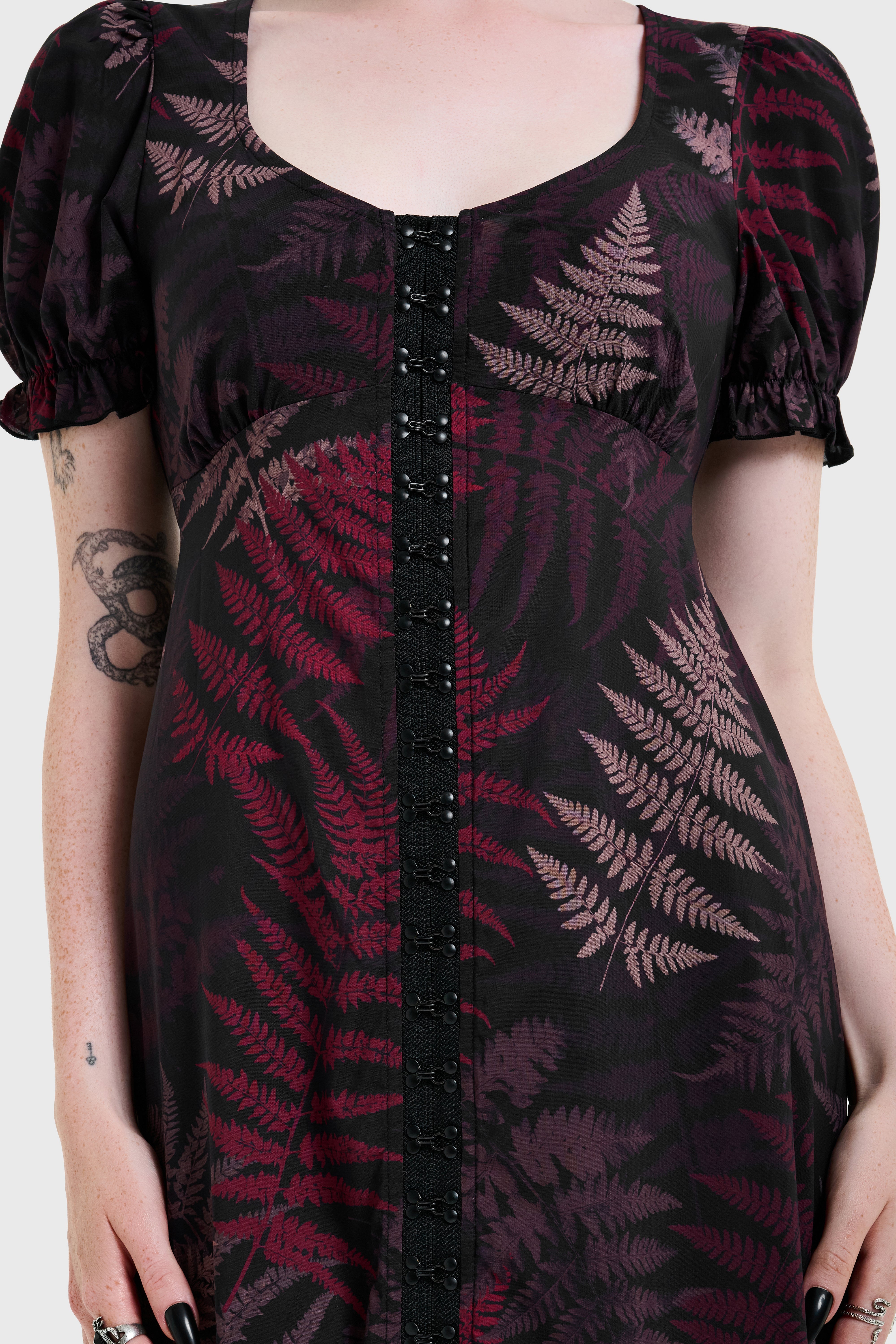 Night's Inferno Maxi Dress