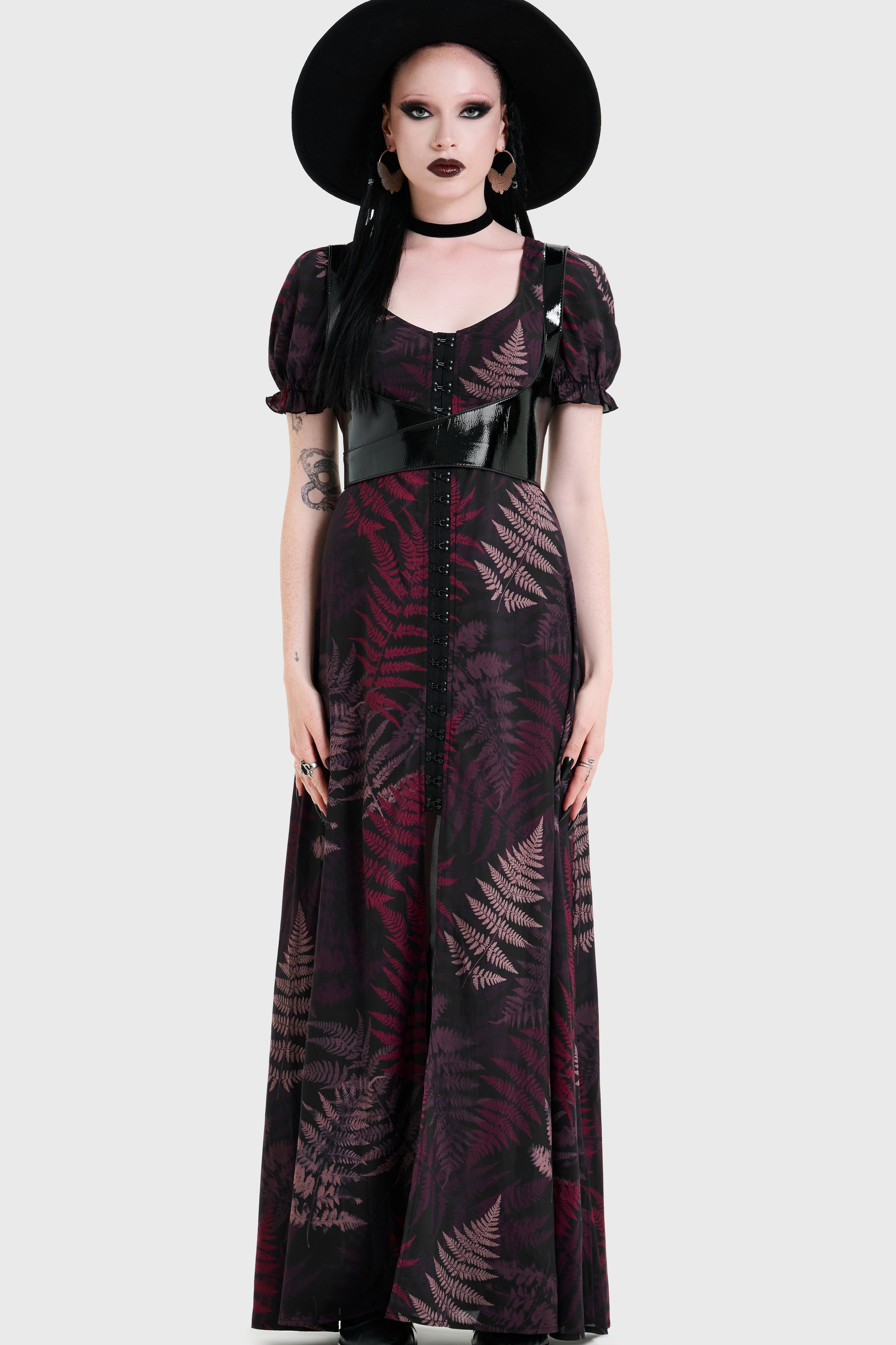 Night's Inferno Maxi Dress