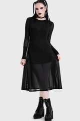 Nova Mesh Midi Dress