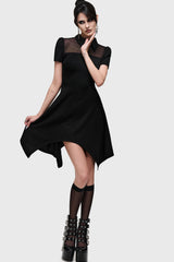 Obsidienne Hanky Hem Mini Dress