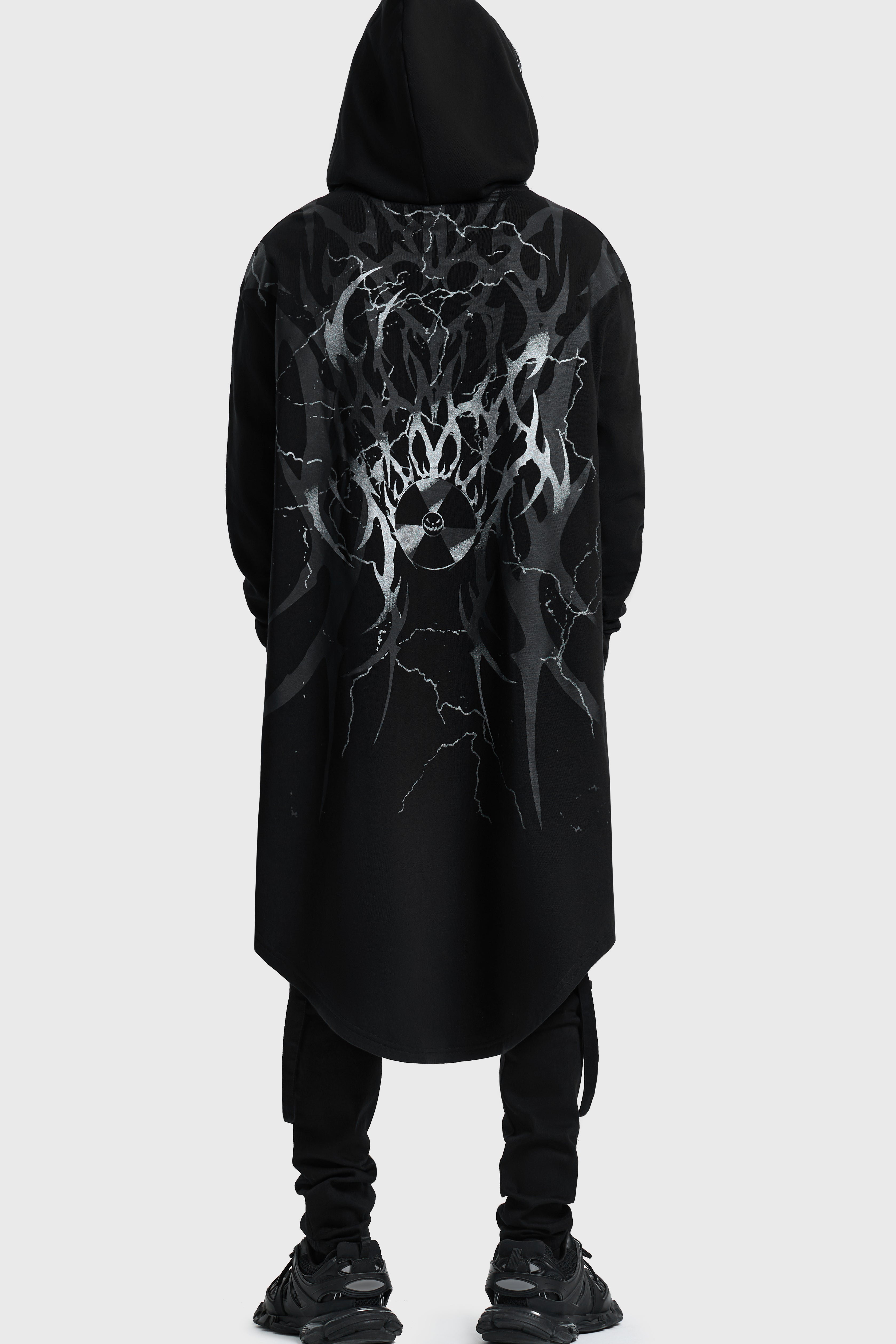 Pitch Black Evil Hooded Cloak