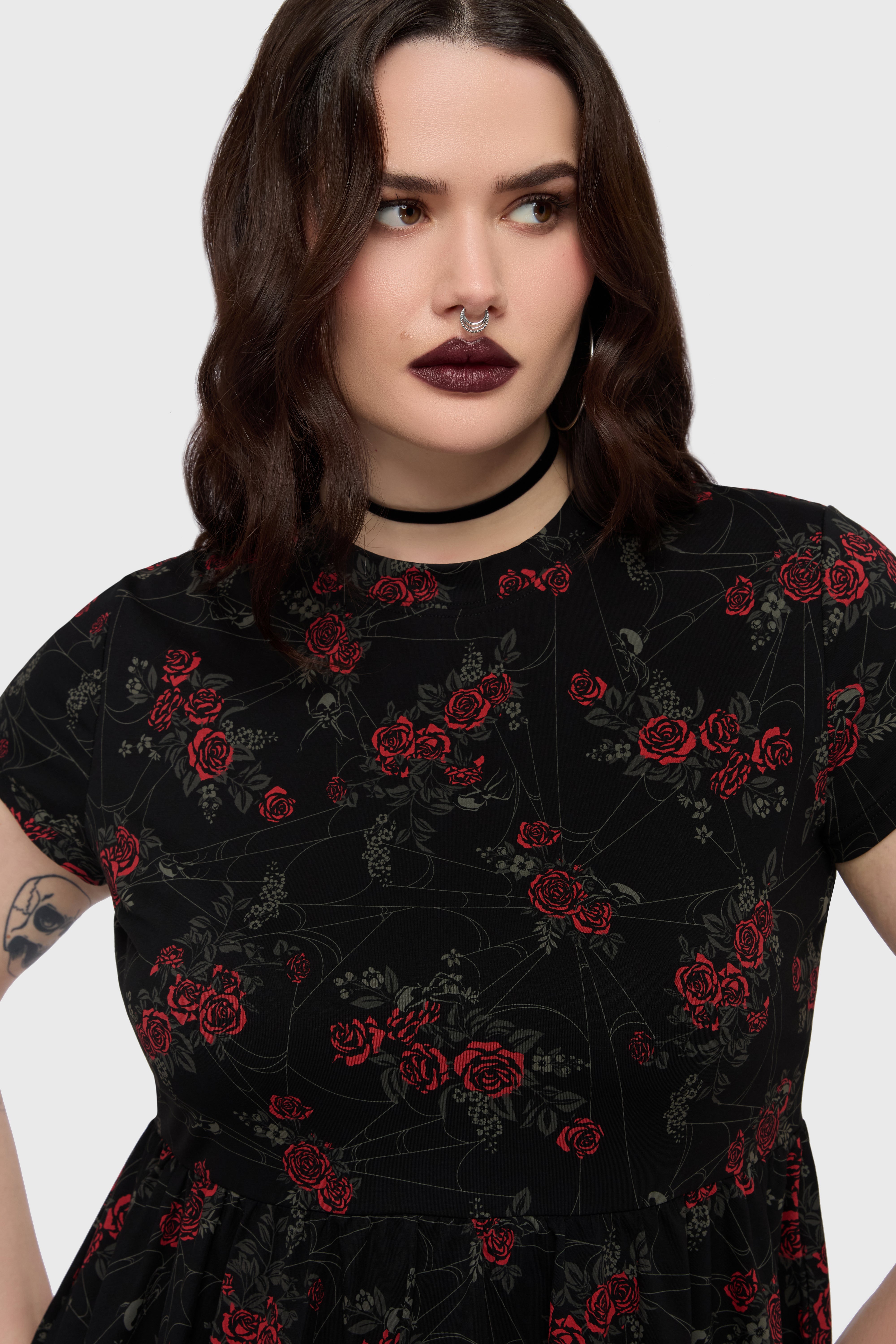 Poisoned Rose Mini Dress