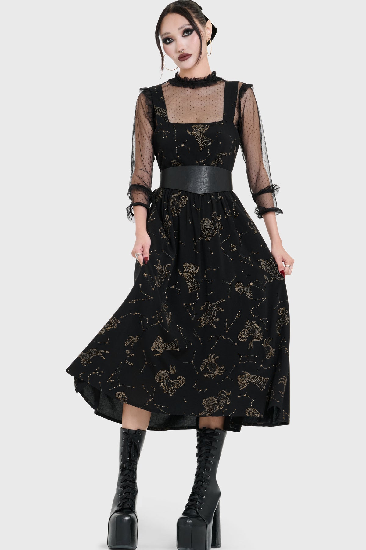 Polaris Night Midi Dress