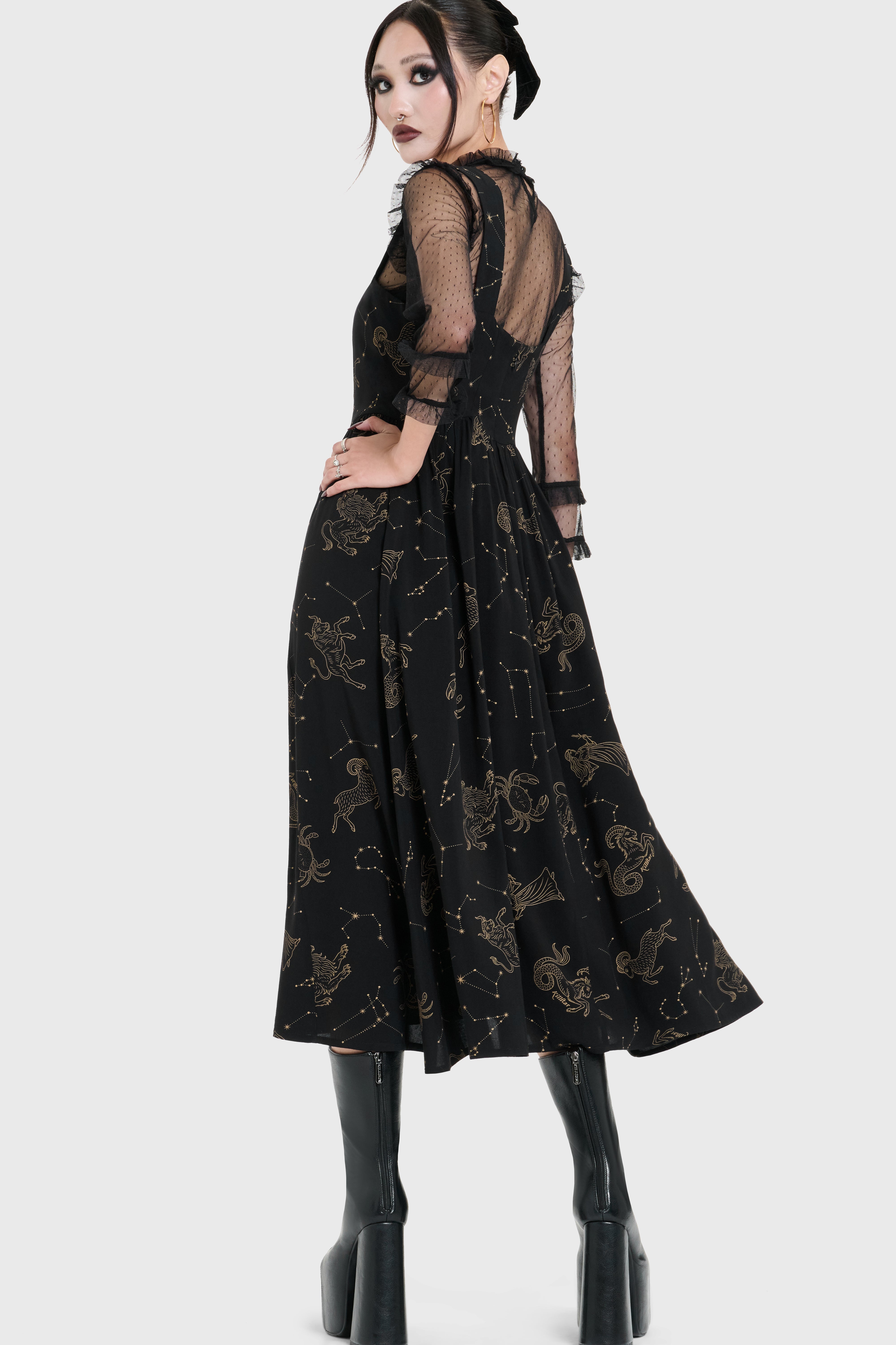 Polaris Night Midi Dress
