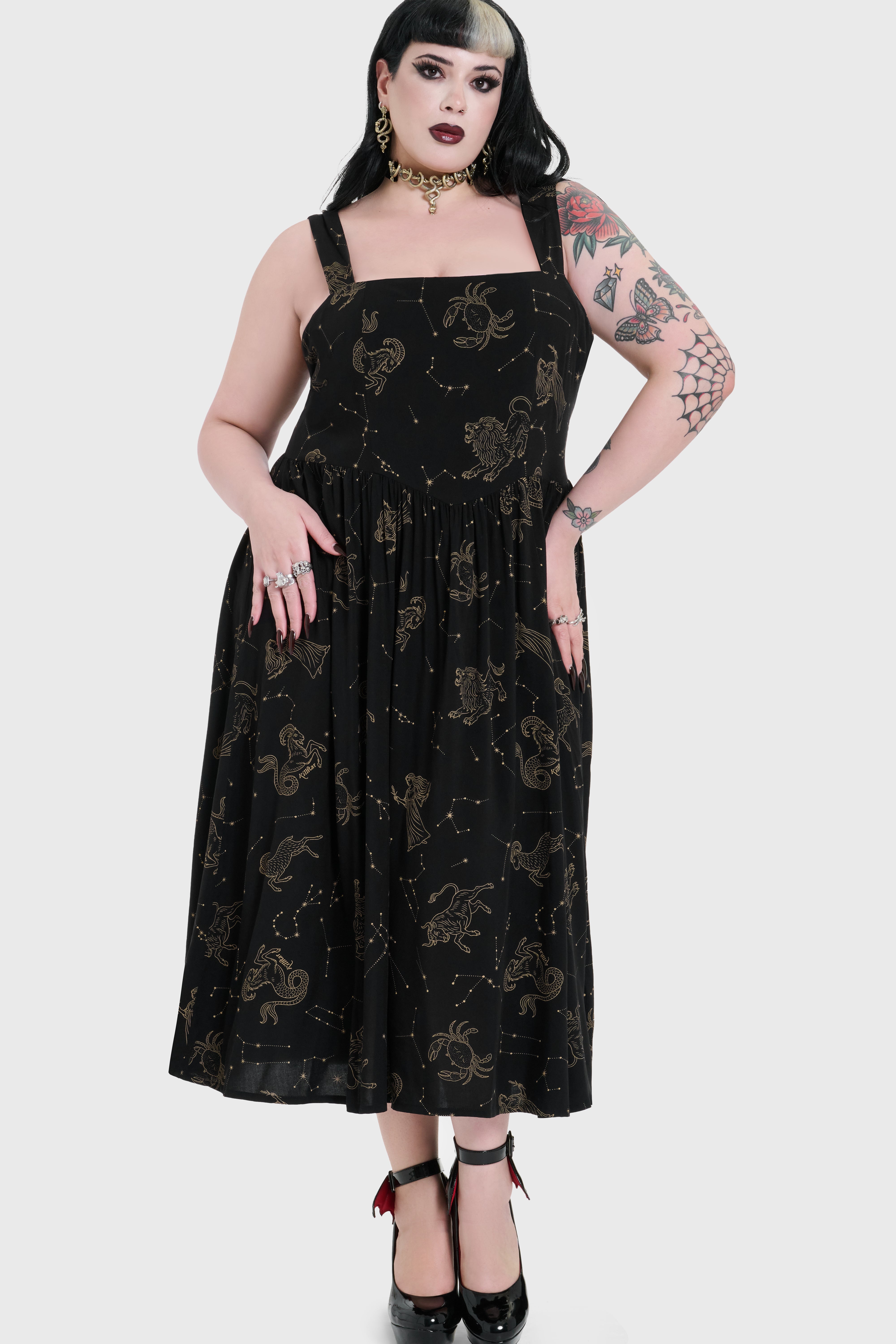 Polaris Night Midi Dress