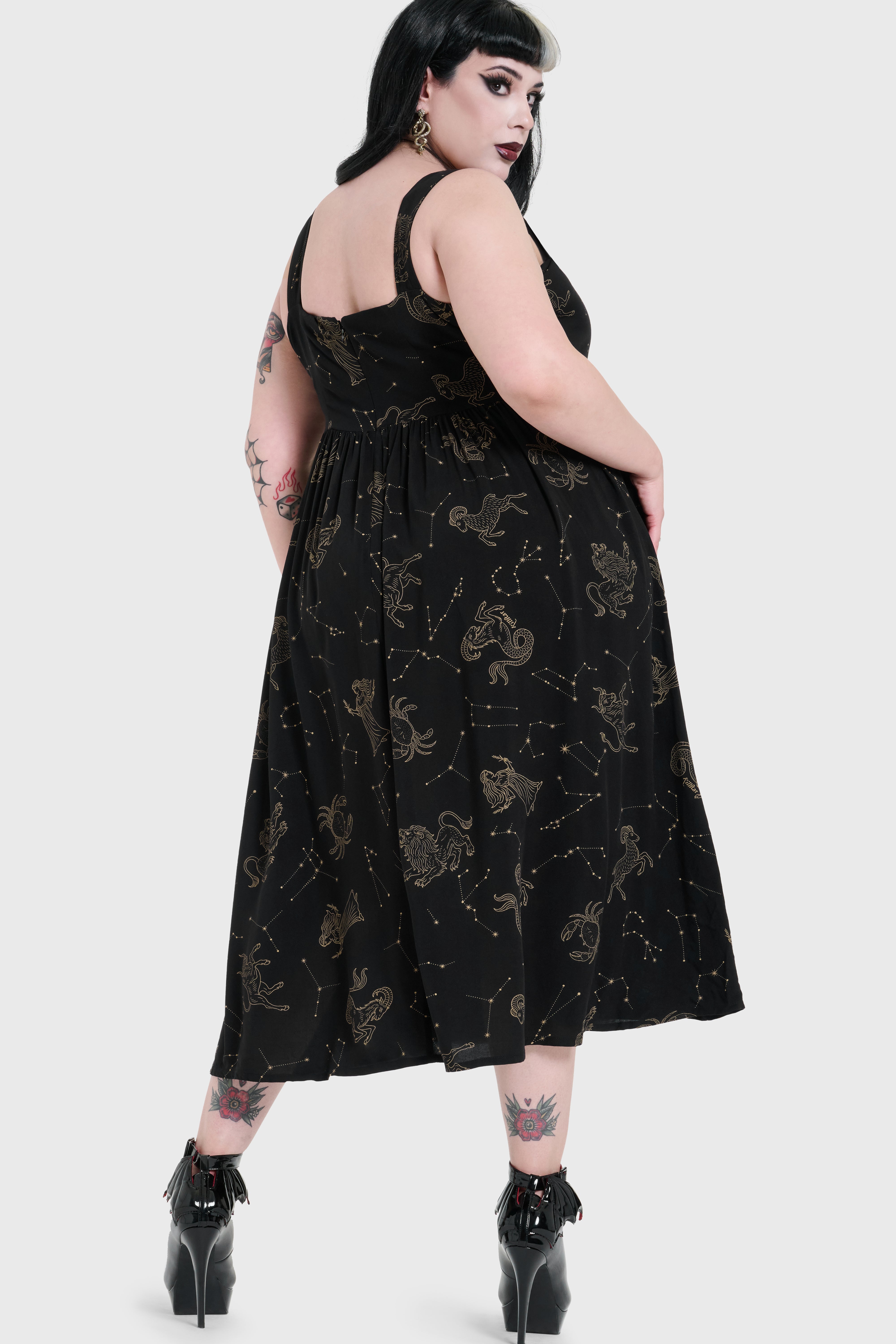 Polaris Night Midi Dress