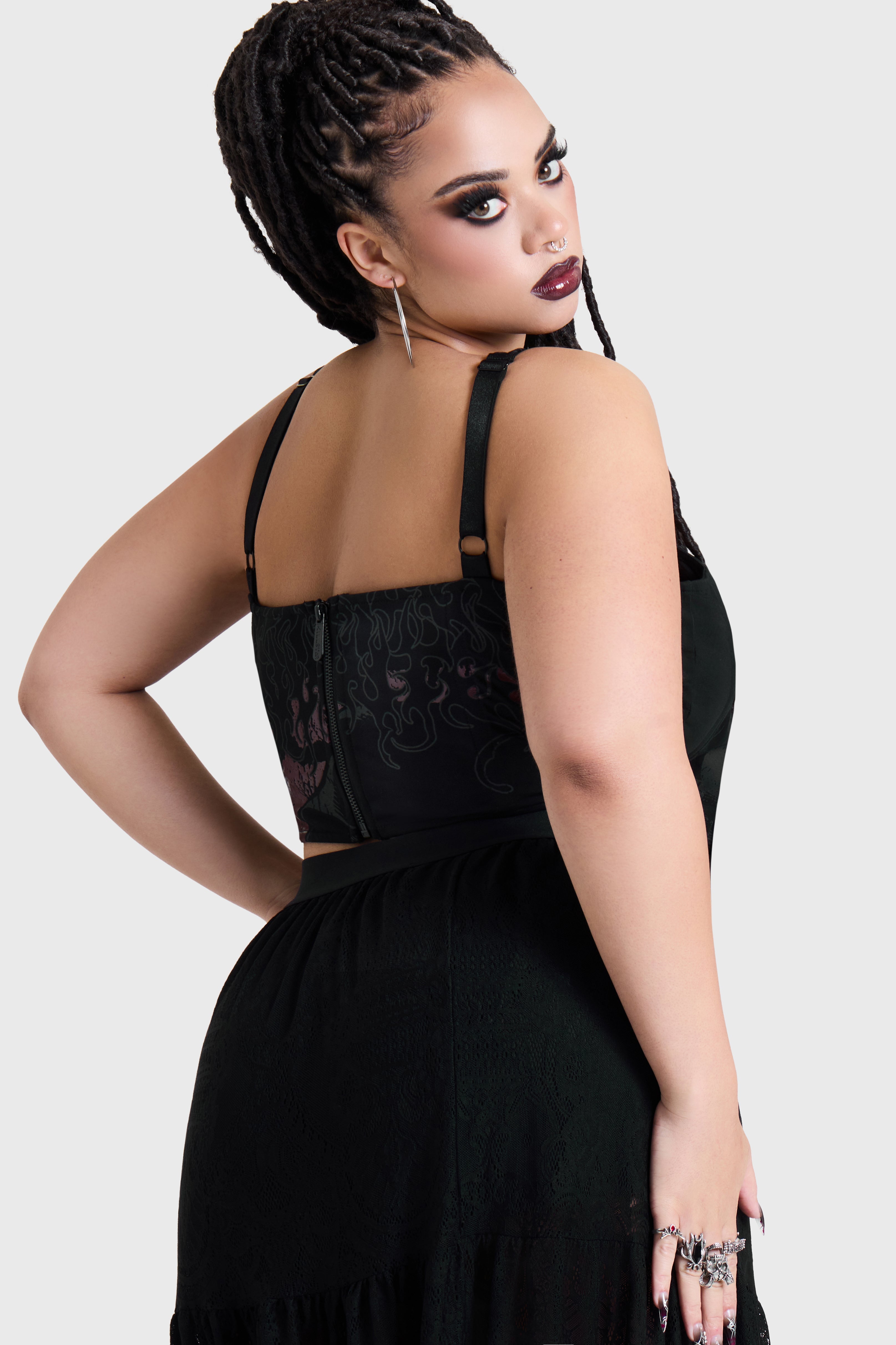 ROT IN HELL CORSET TOP