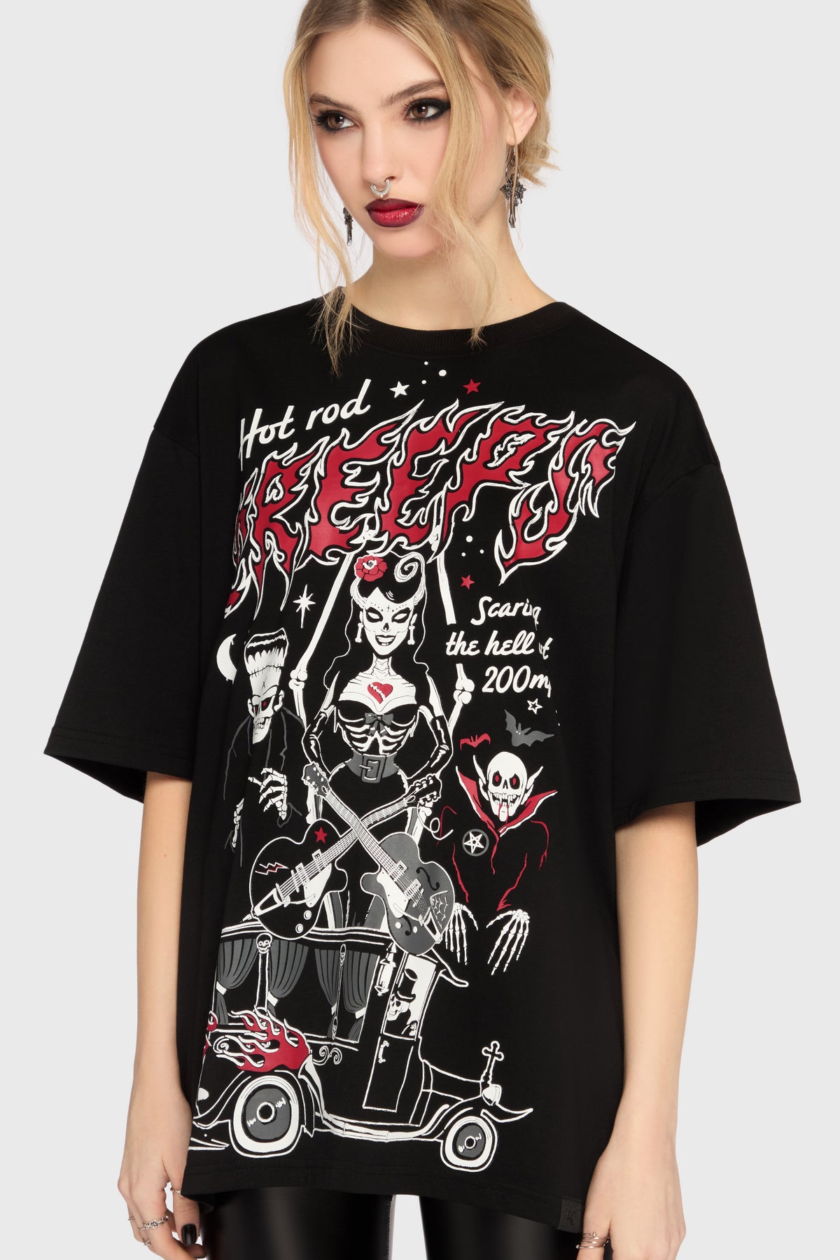 Scaring Hell Boxy T Shirt