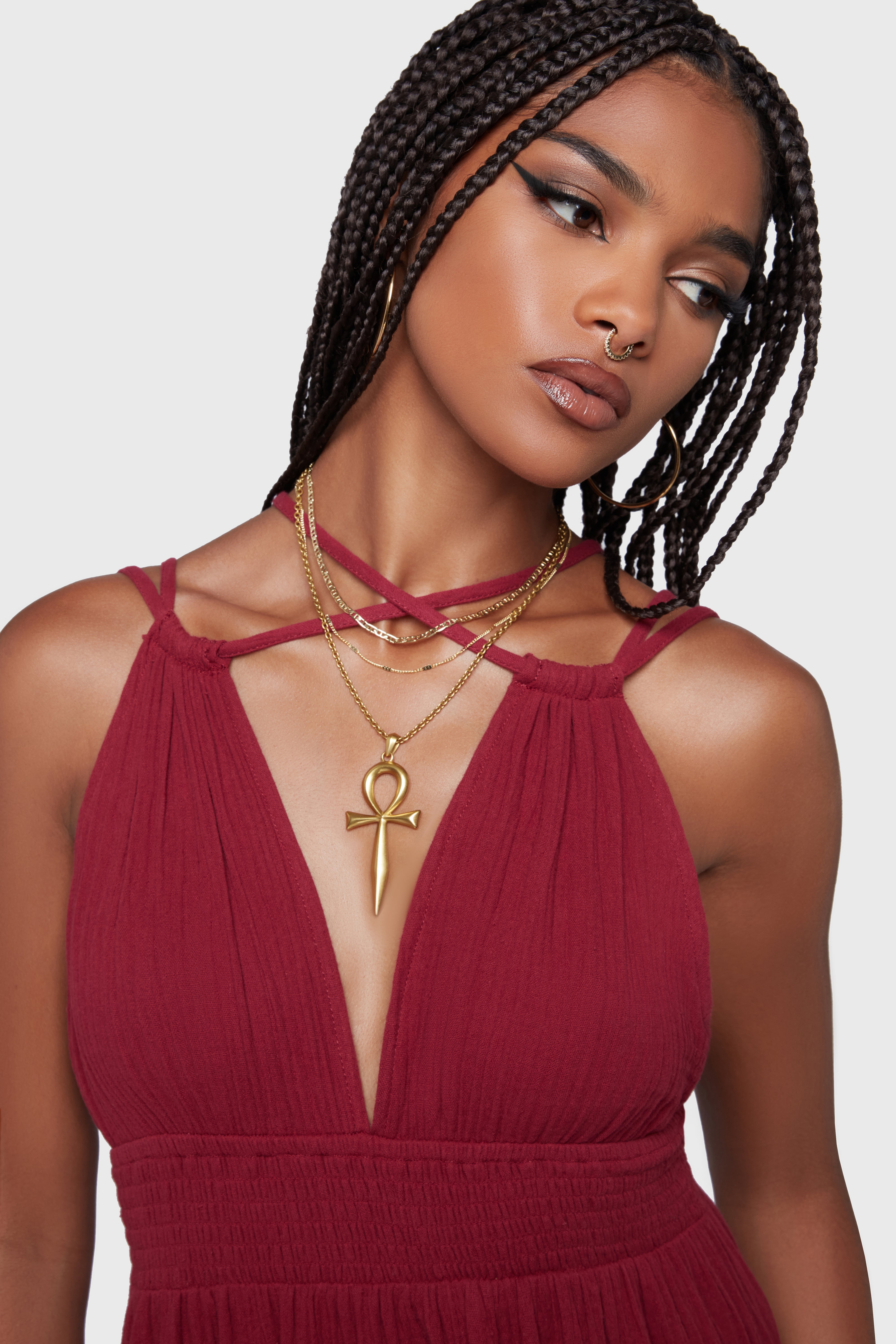 Shadow Dance Dress Red