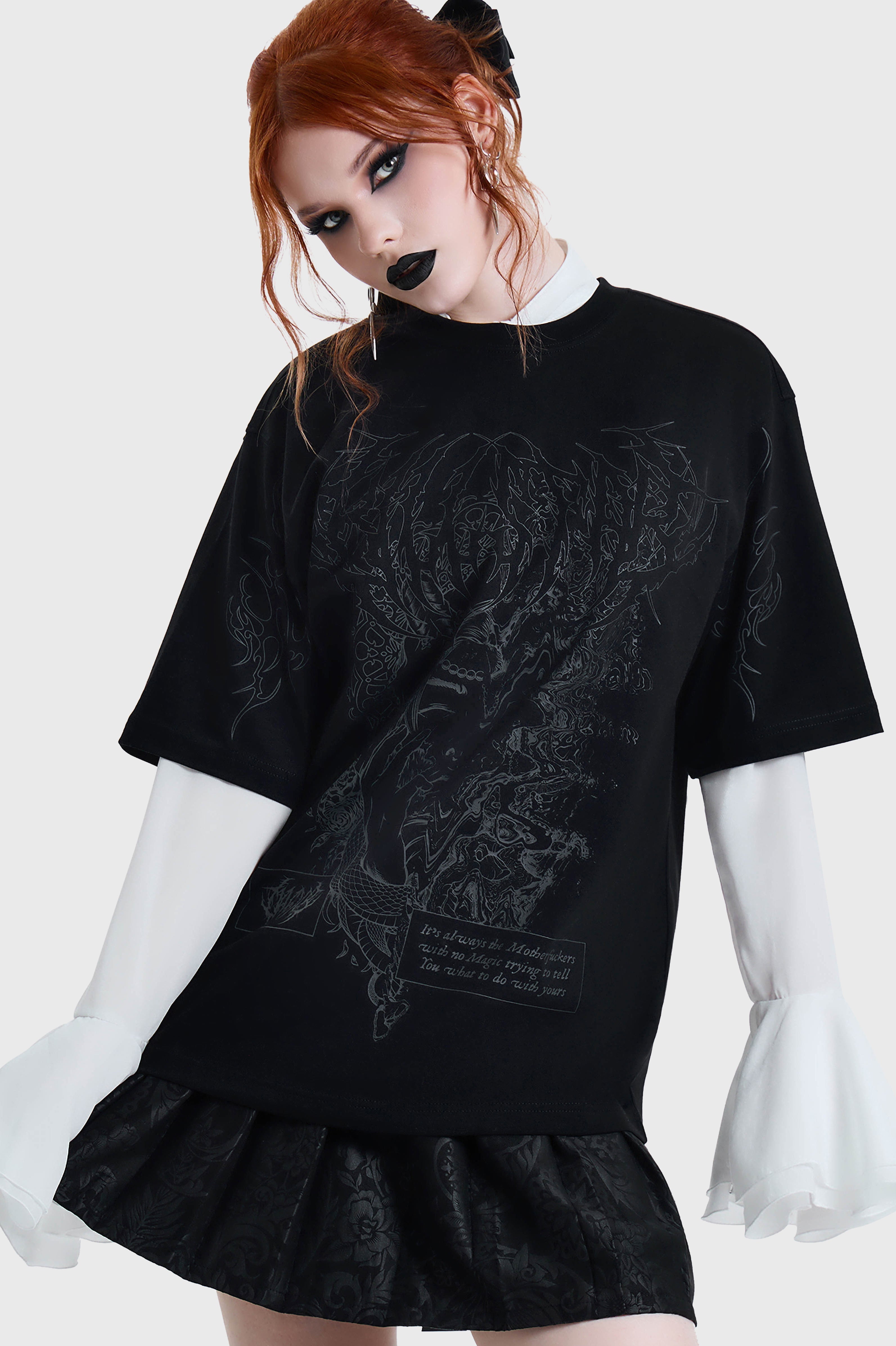 Shadows With Eyes Boxy T-Shirt