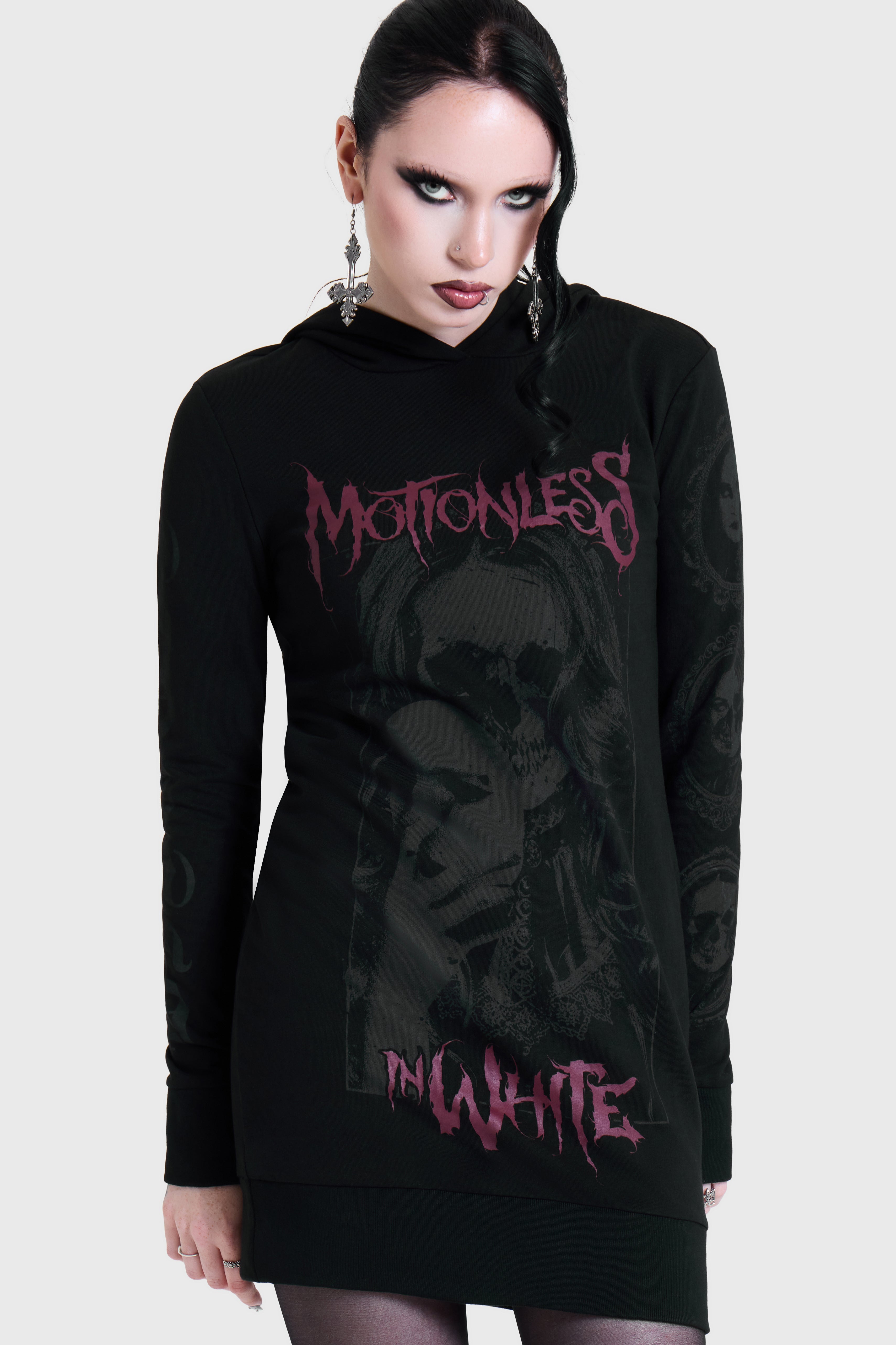 SICK OF THE MASK LONGLINE HOODIE