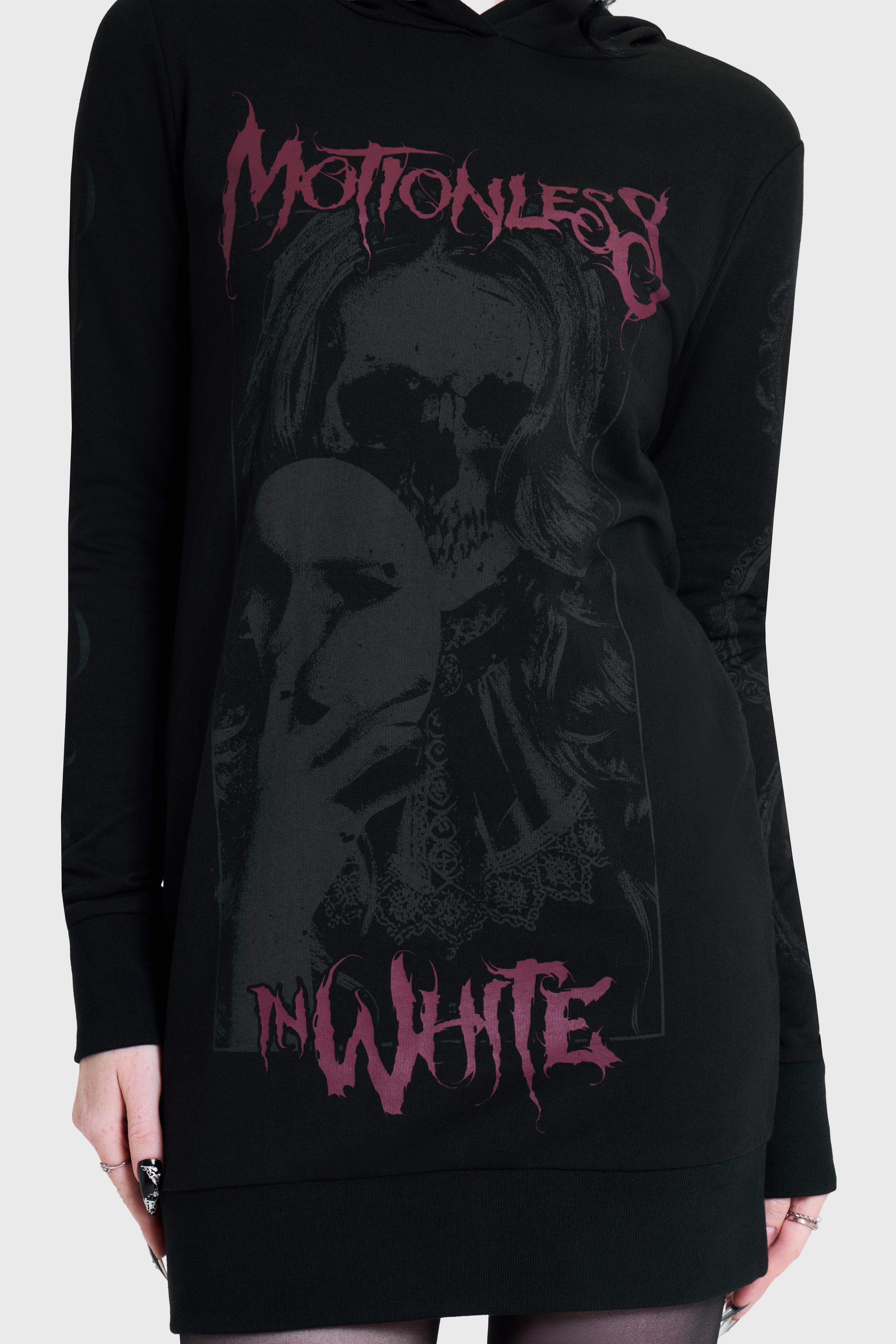 SICK OF THE MASK LONGLINE HOODIE