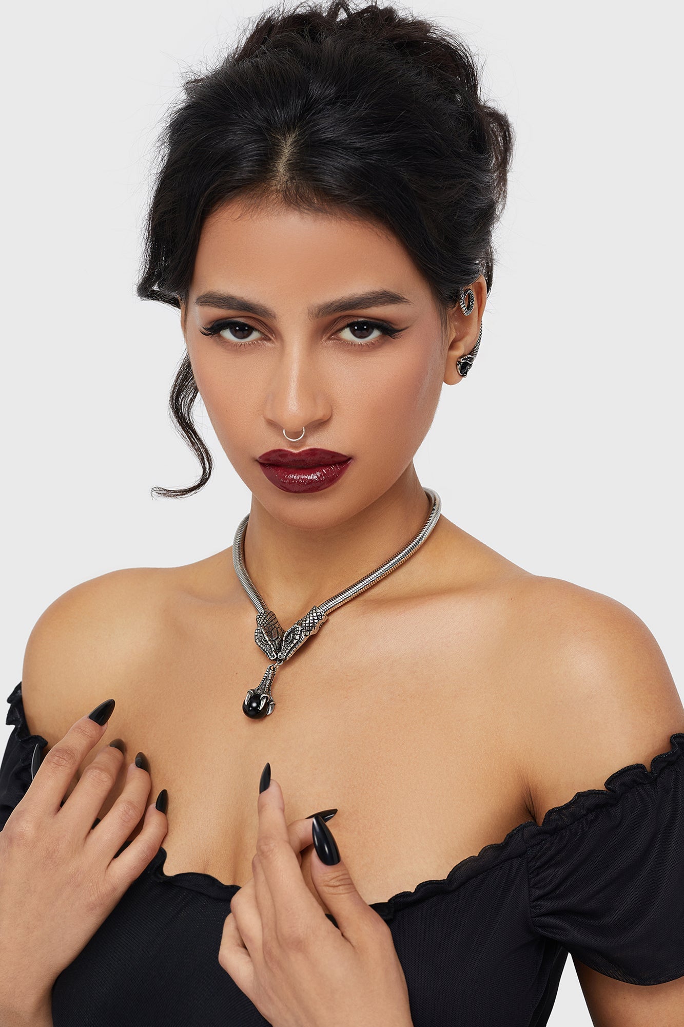 Snake Chain Choker Necklace