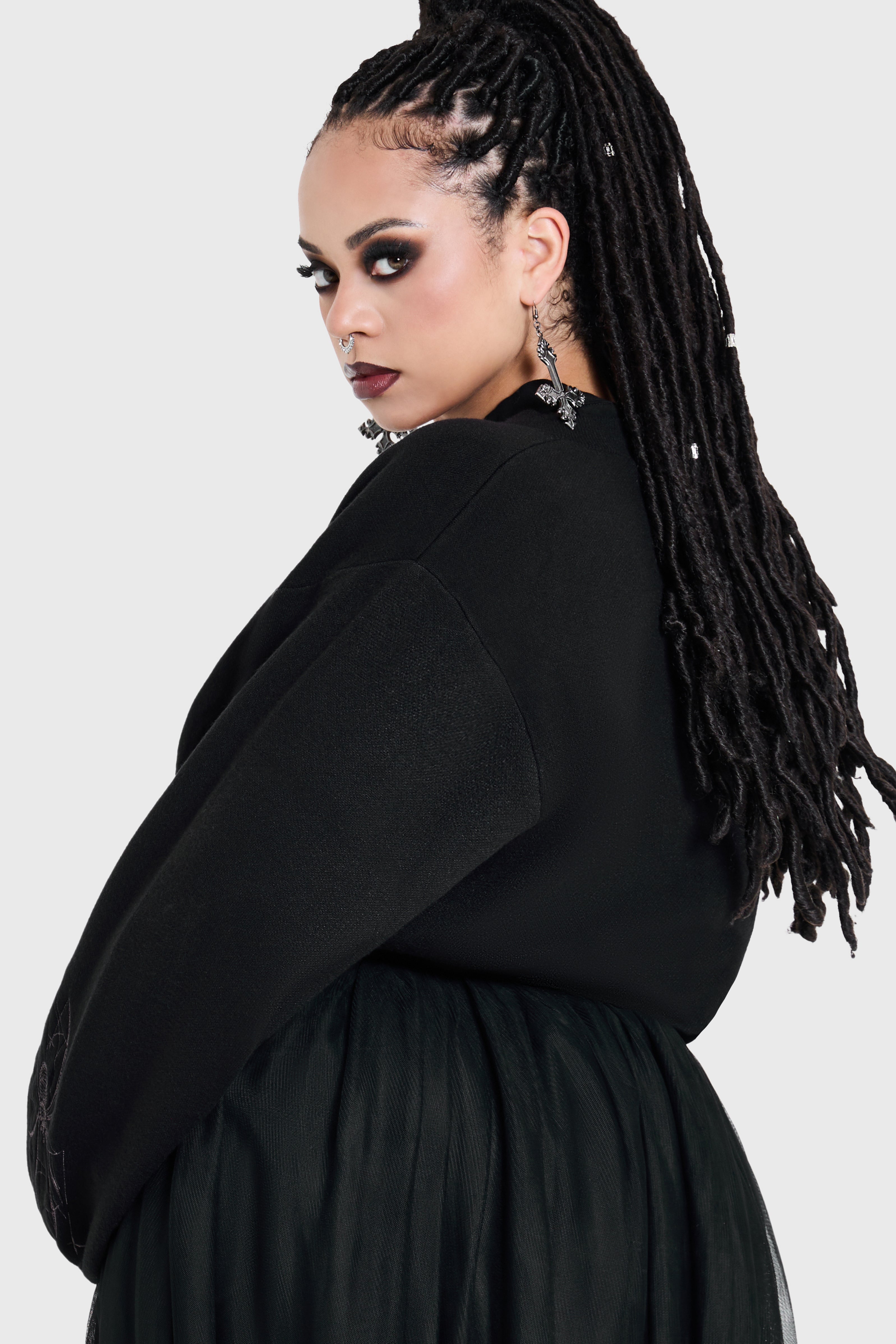 Spiderella Knitted Bolero