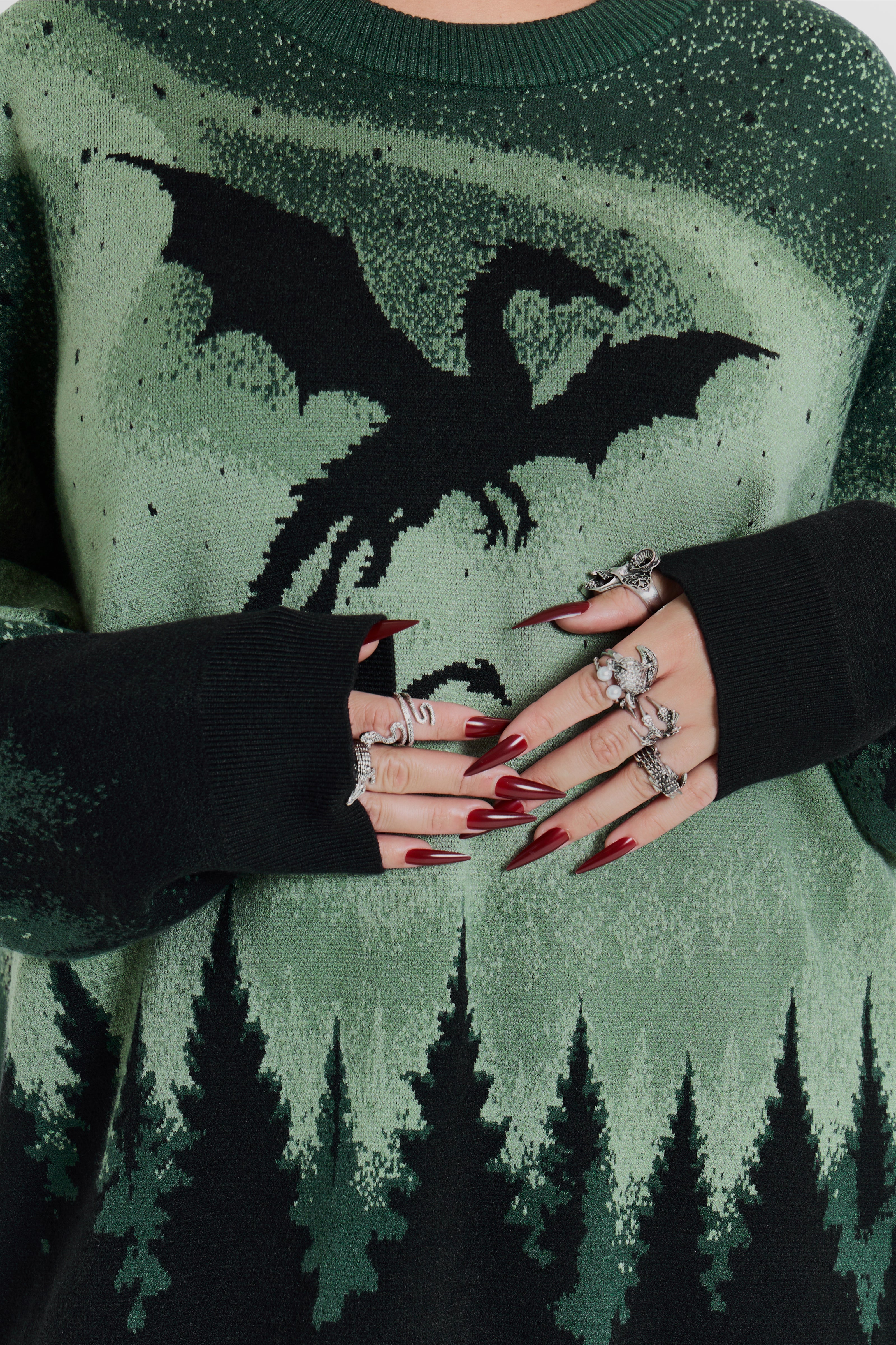 Stellar Night Knitted Sweater