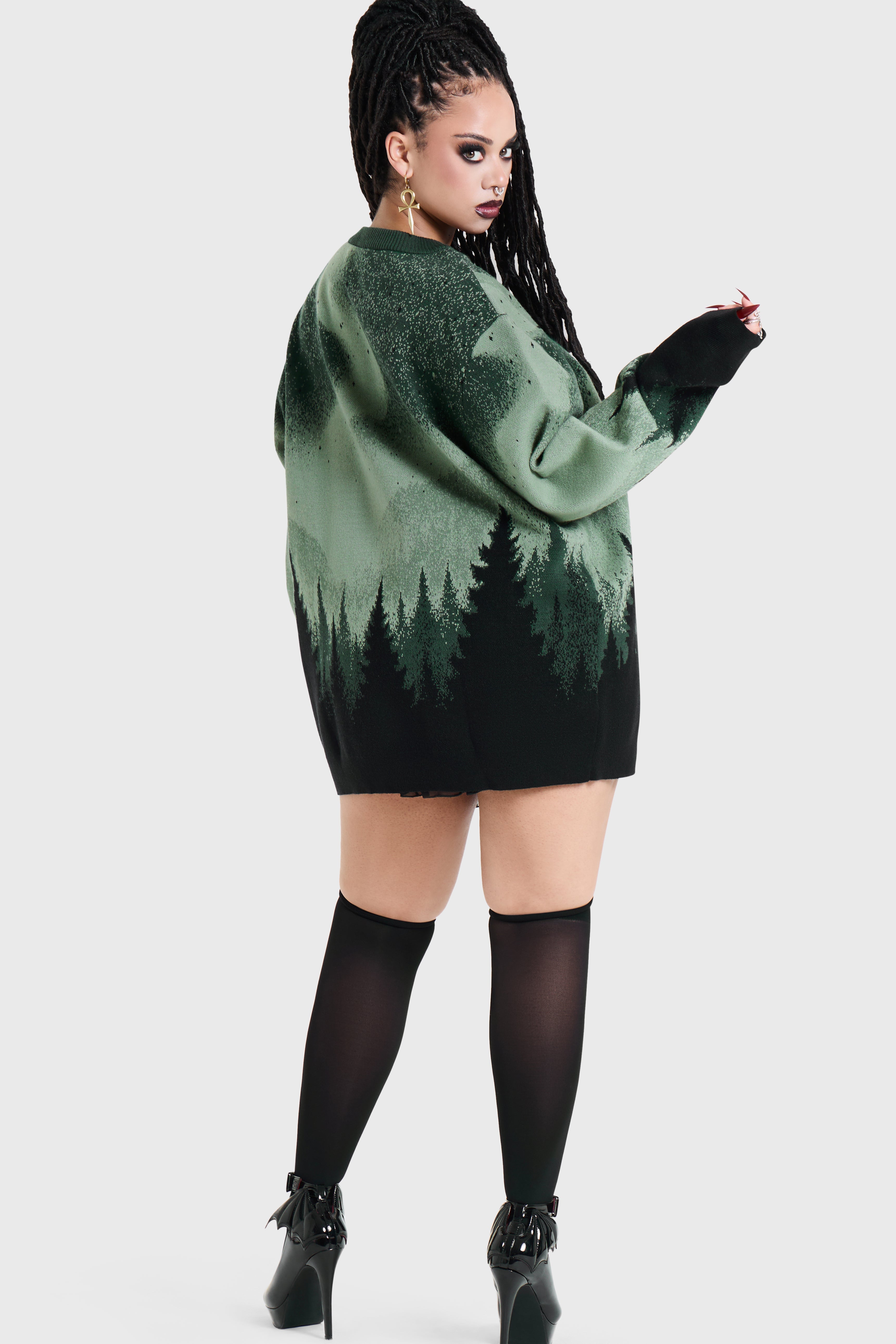 Stellar Night Knitted Sweater