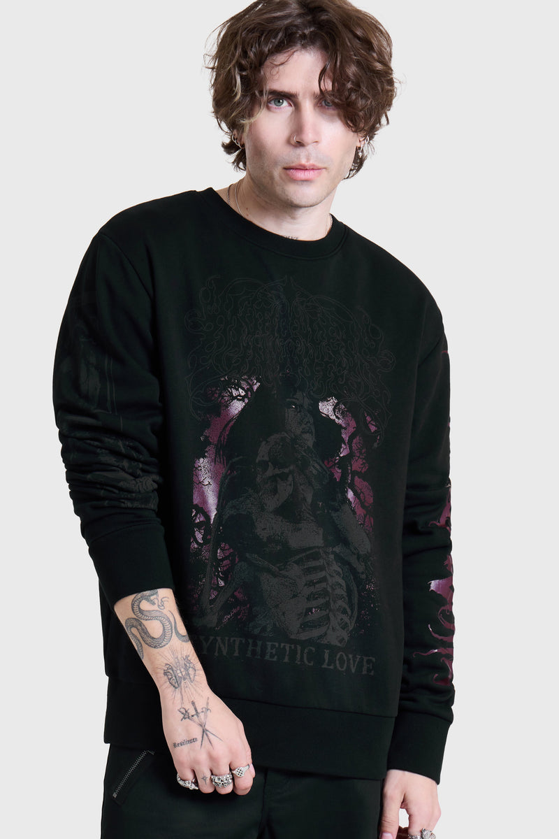 SYNTHETIC LOVE CREW NECK SWEATSHIRT