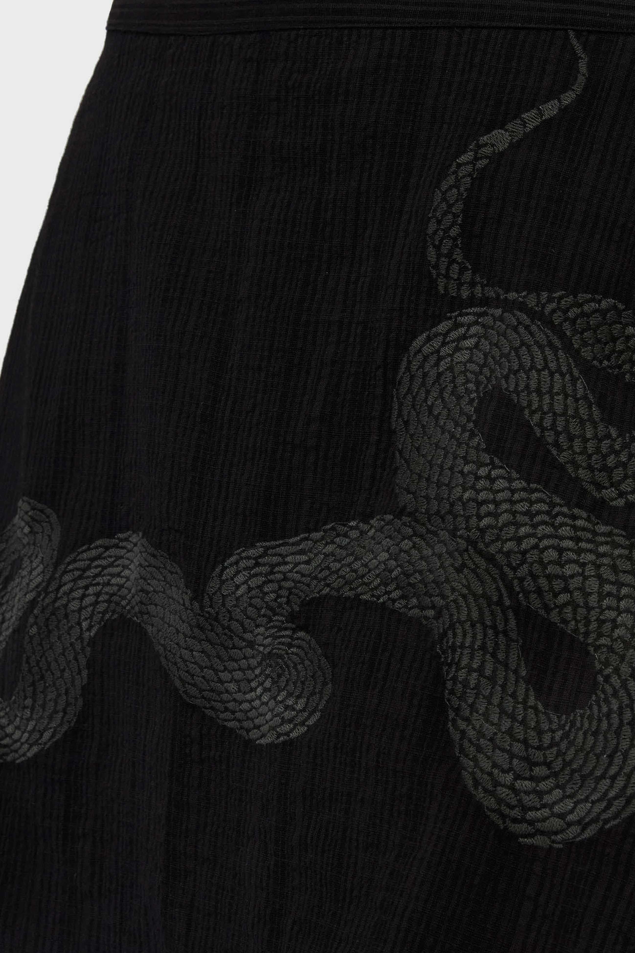 The Hollow Embroidered Mini Skirt