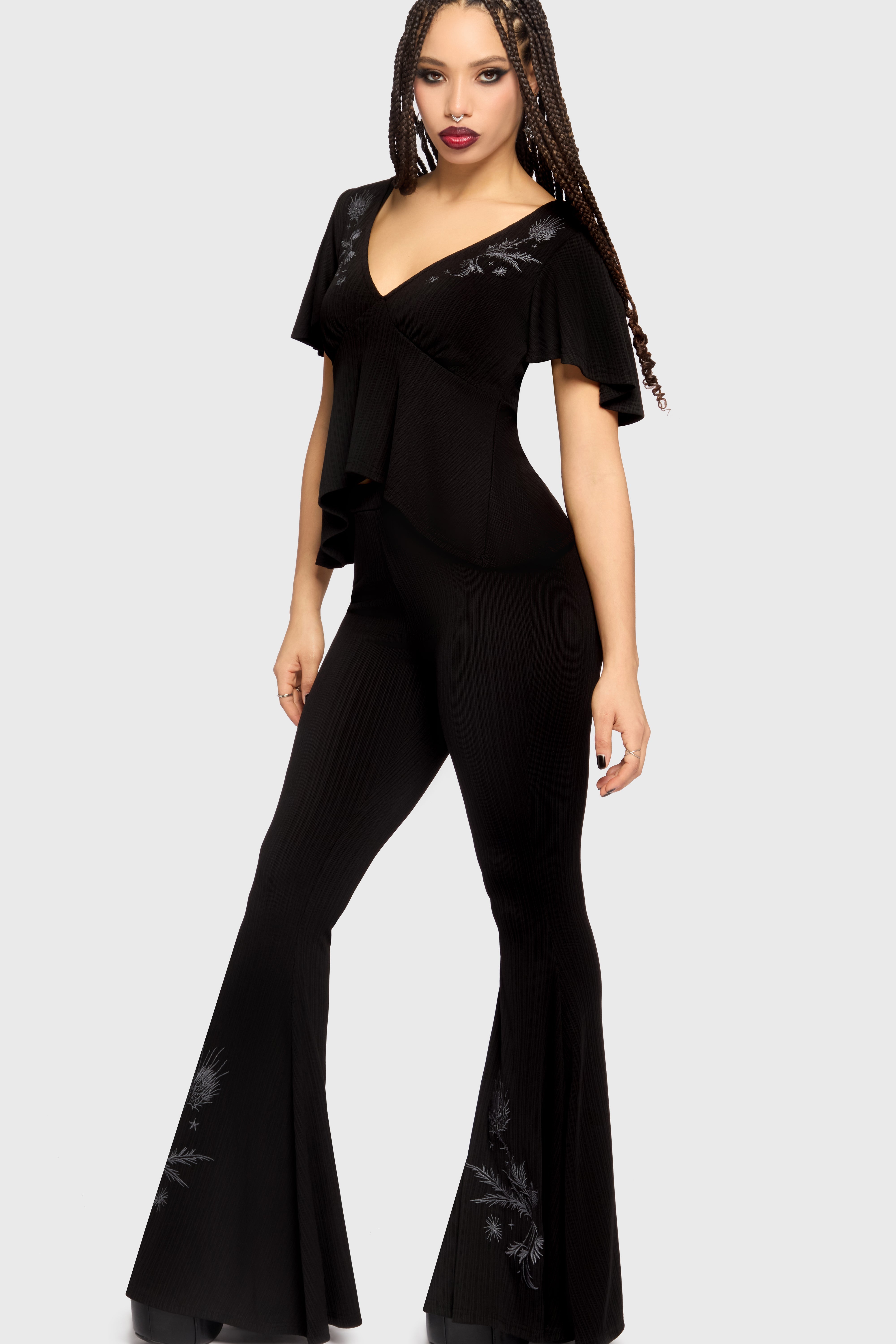 Thistina Embroidered Top
