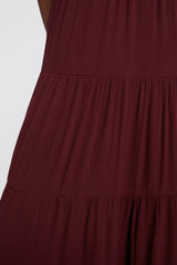 Thursday's Woe Maxi Skirt Burgundy