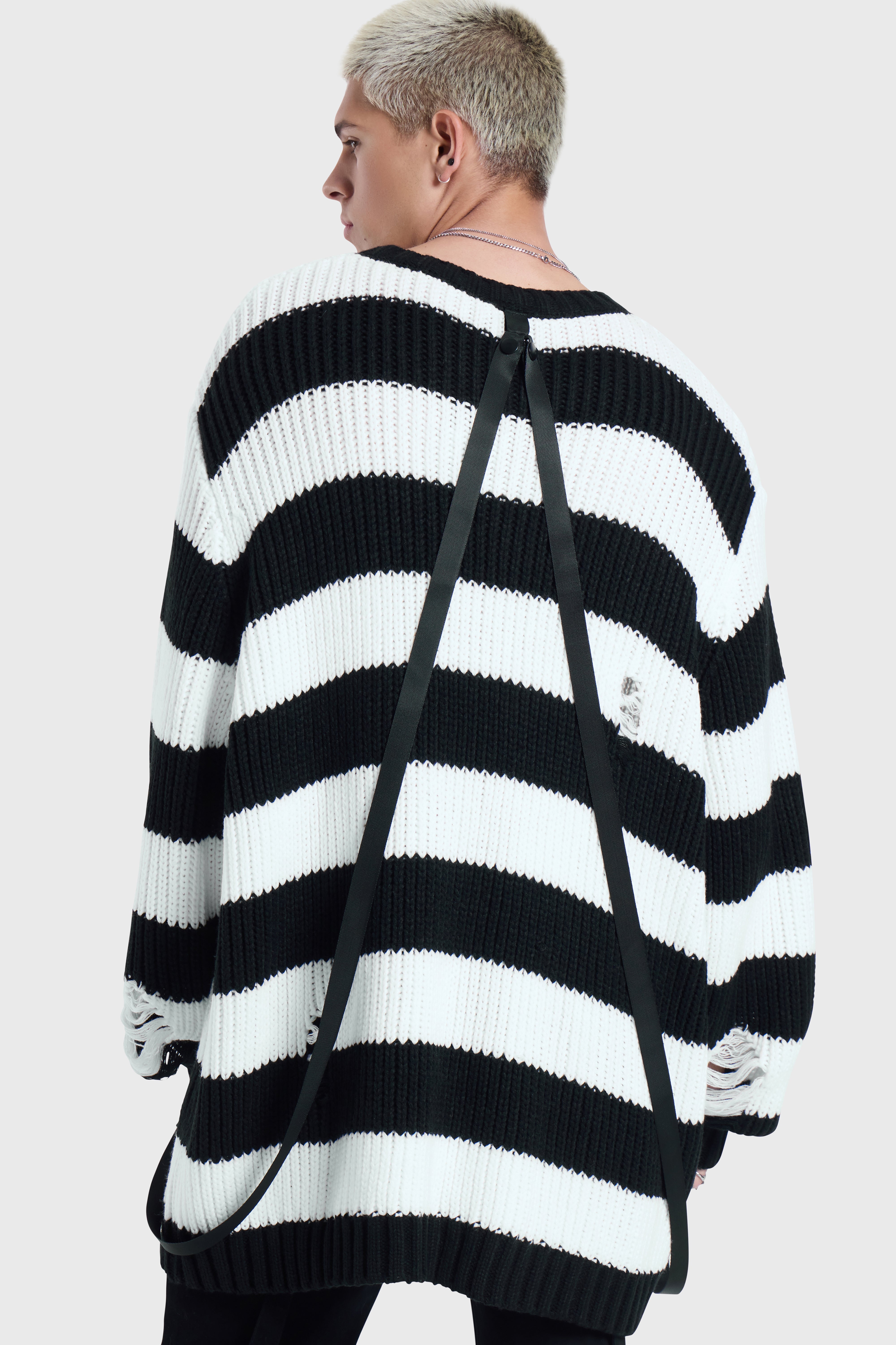 Trust Issues Striped Knit Sweater