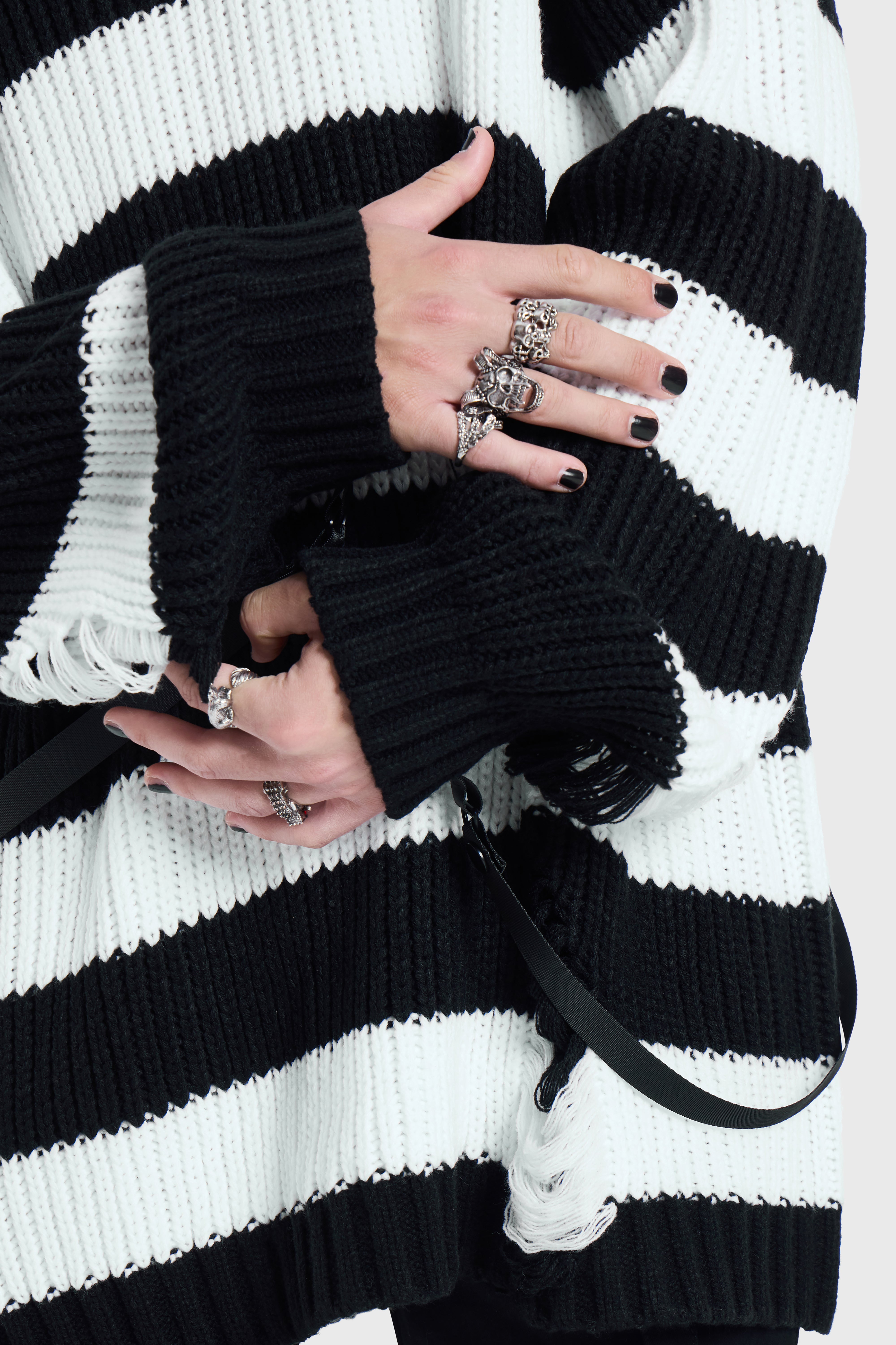 Trust Issues Striped Knit Sweater