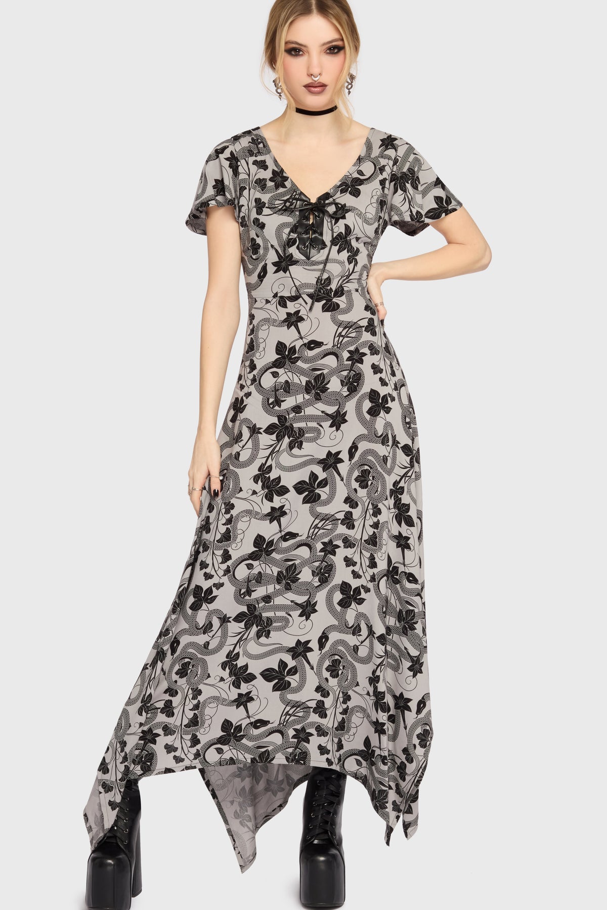 Venomous Rose Maxi Dress