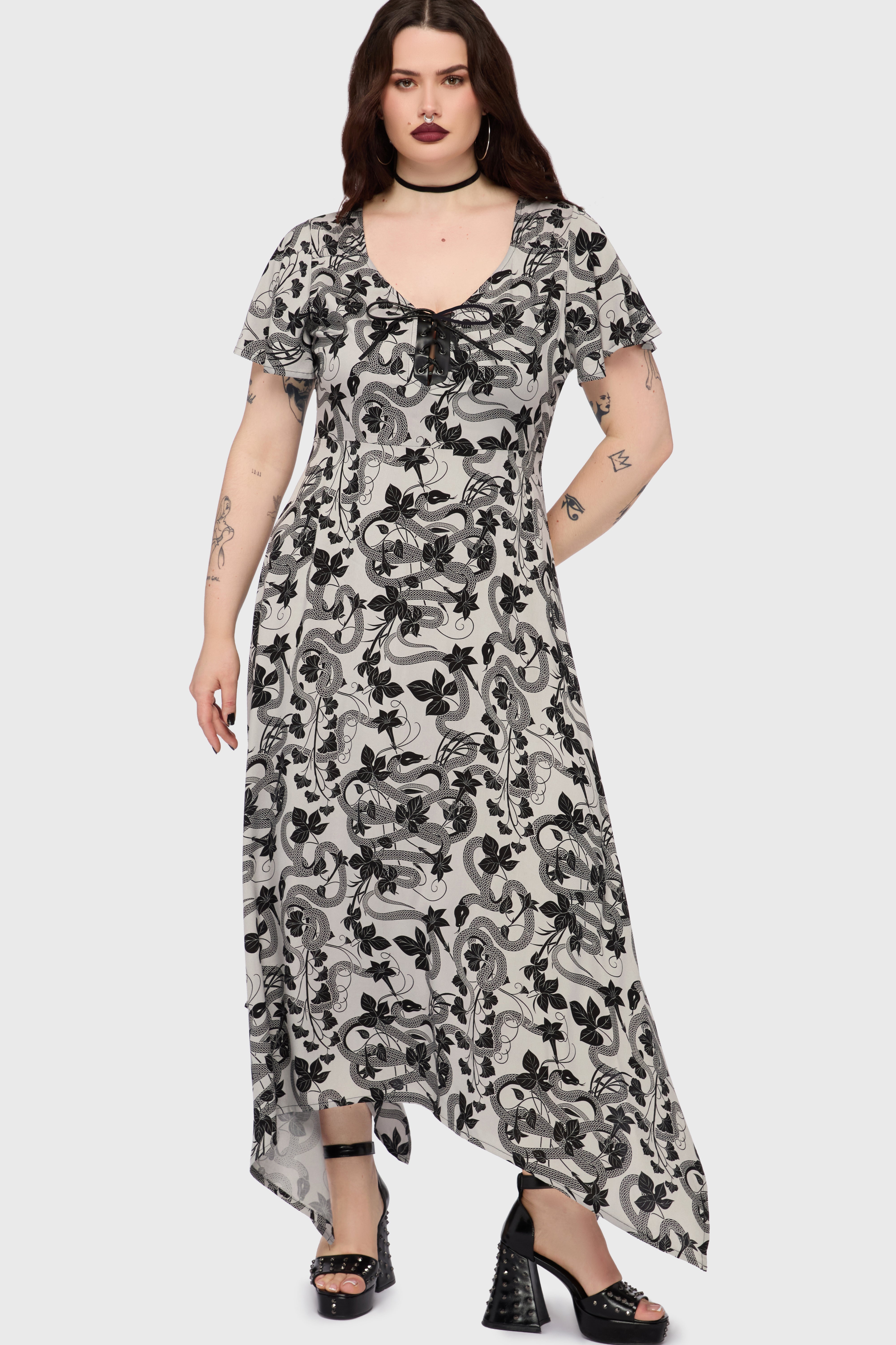 Venomous Rose Maxi Dress