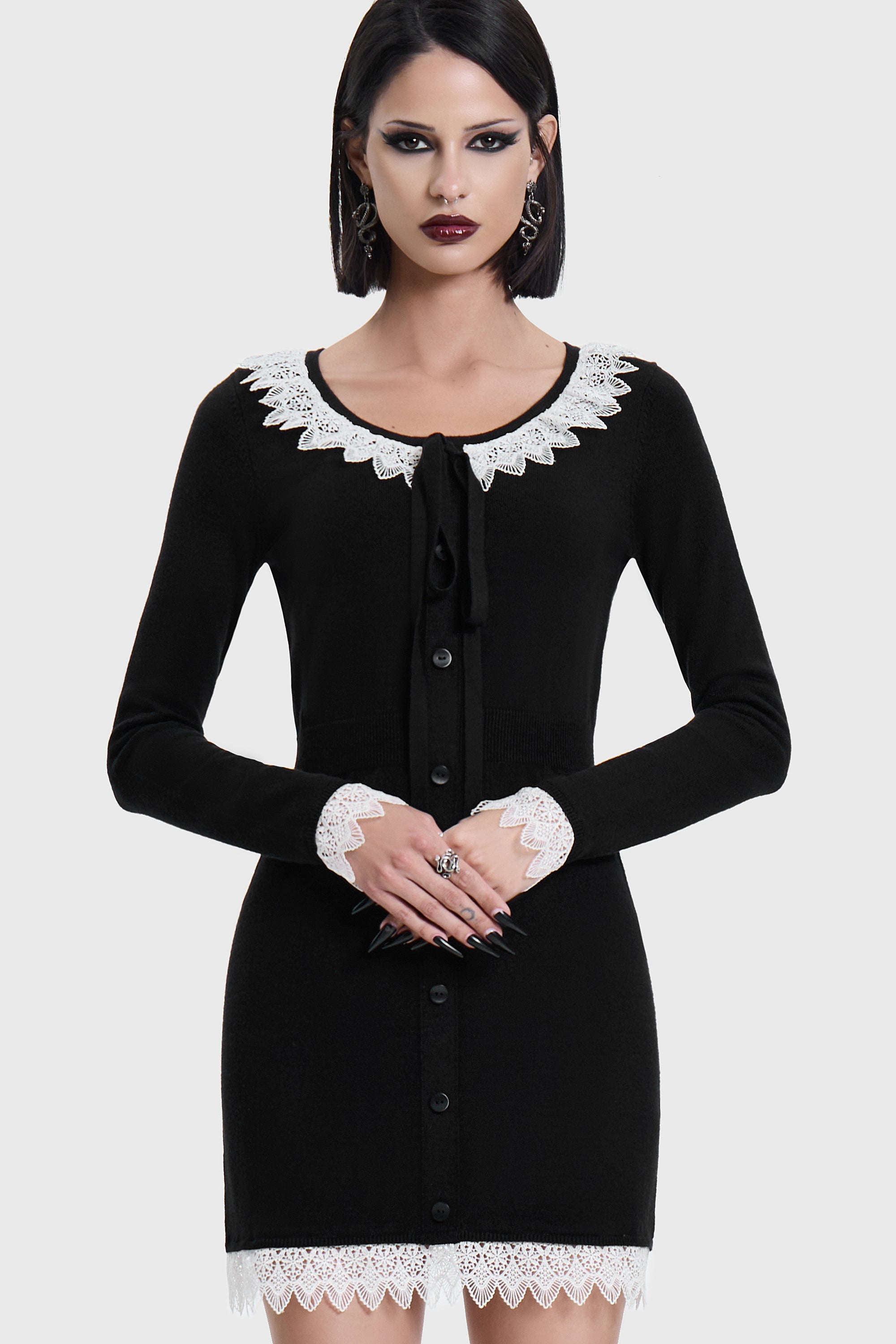 Victoria's Wrath Knitted Mini Dress