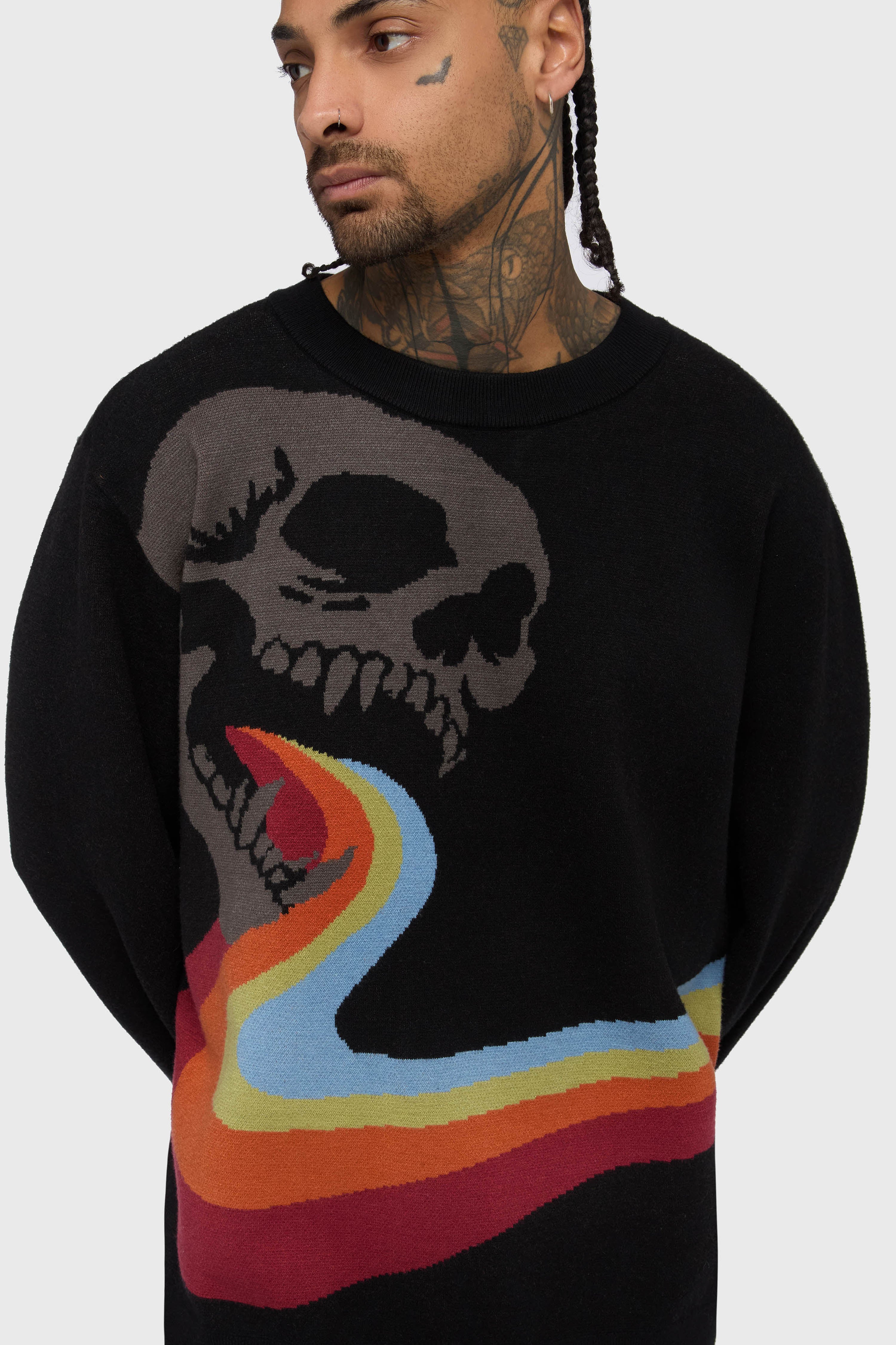 Vntgoth Jacquard Sweater