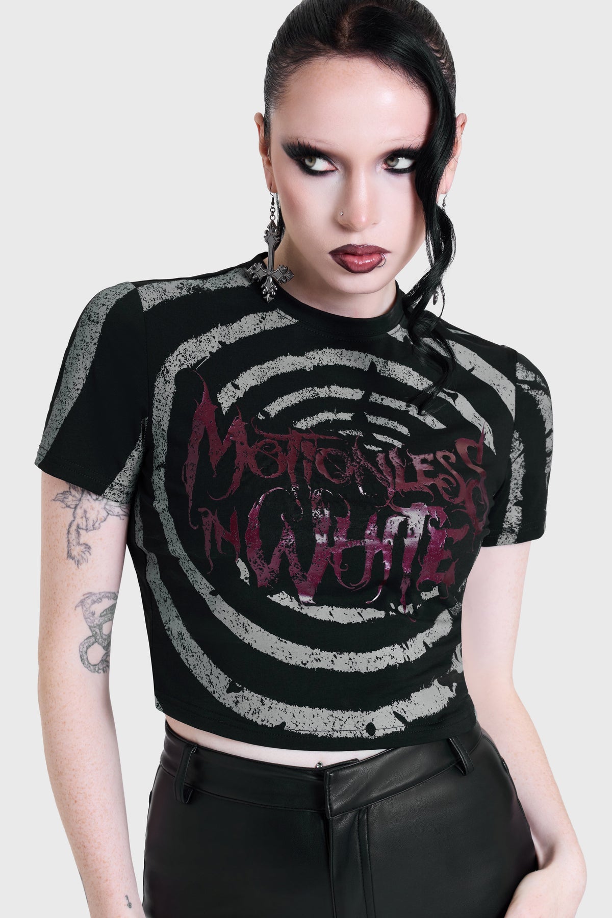 VOICES SPIRAL CROP TOP