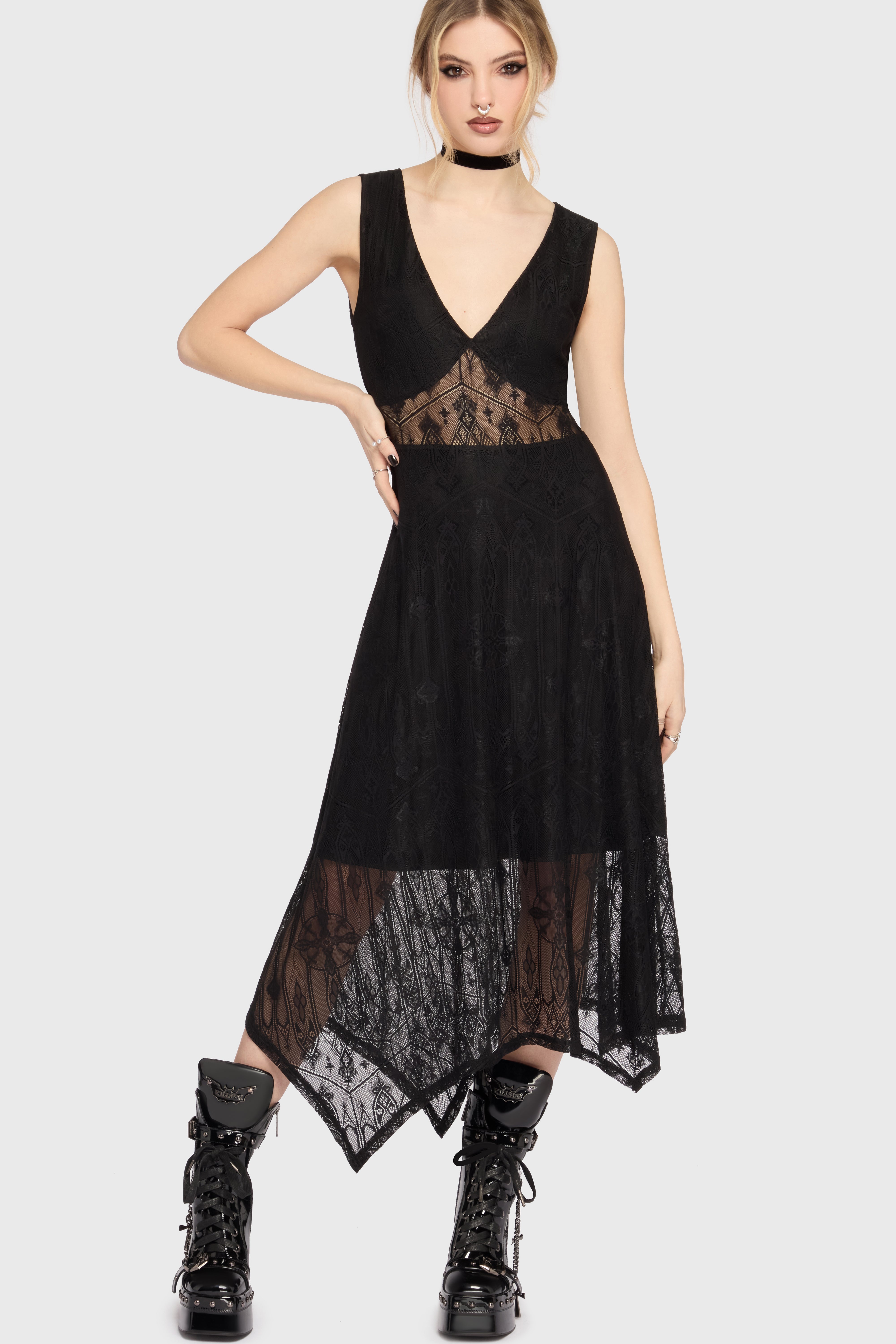 Vesper Wraith Midi Dress