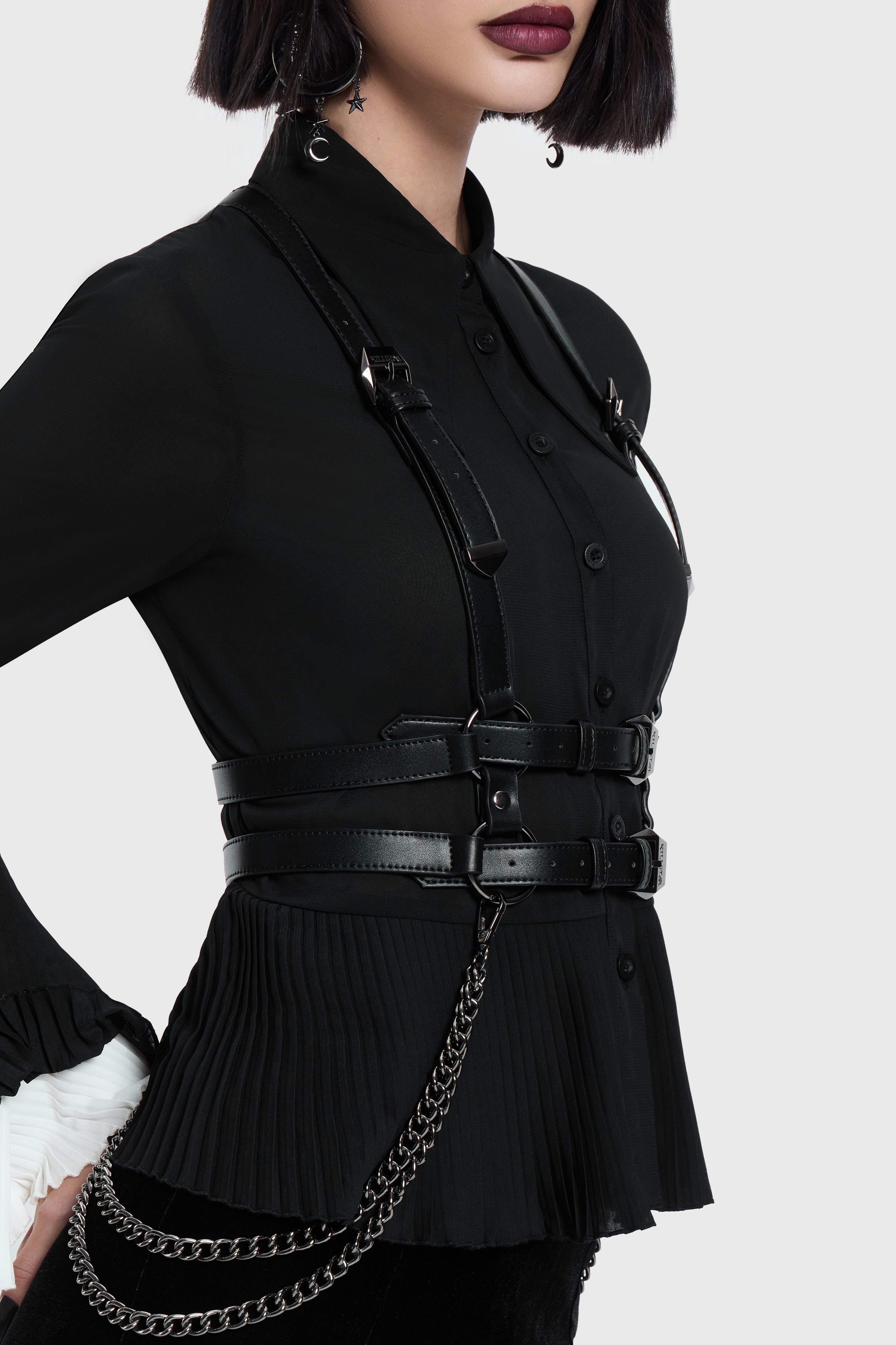 Webbed Waist Chain Harness