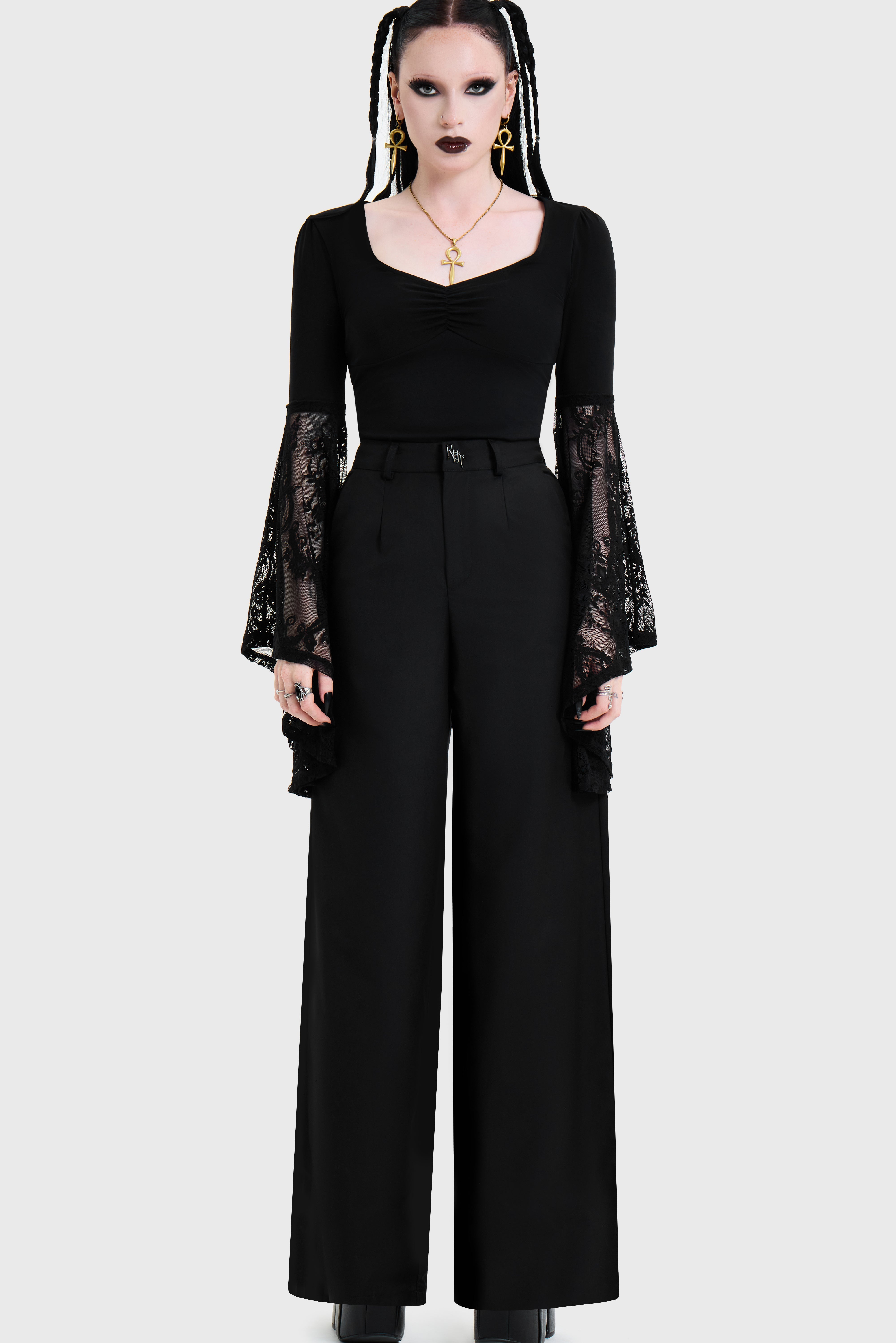 WITCHMARKED HIGH WAIST TROUSERS