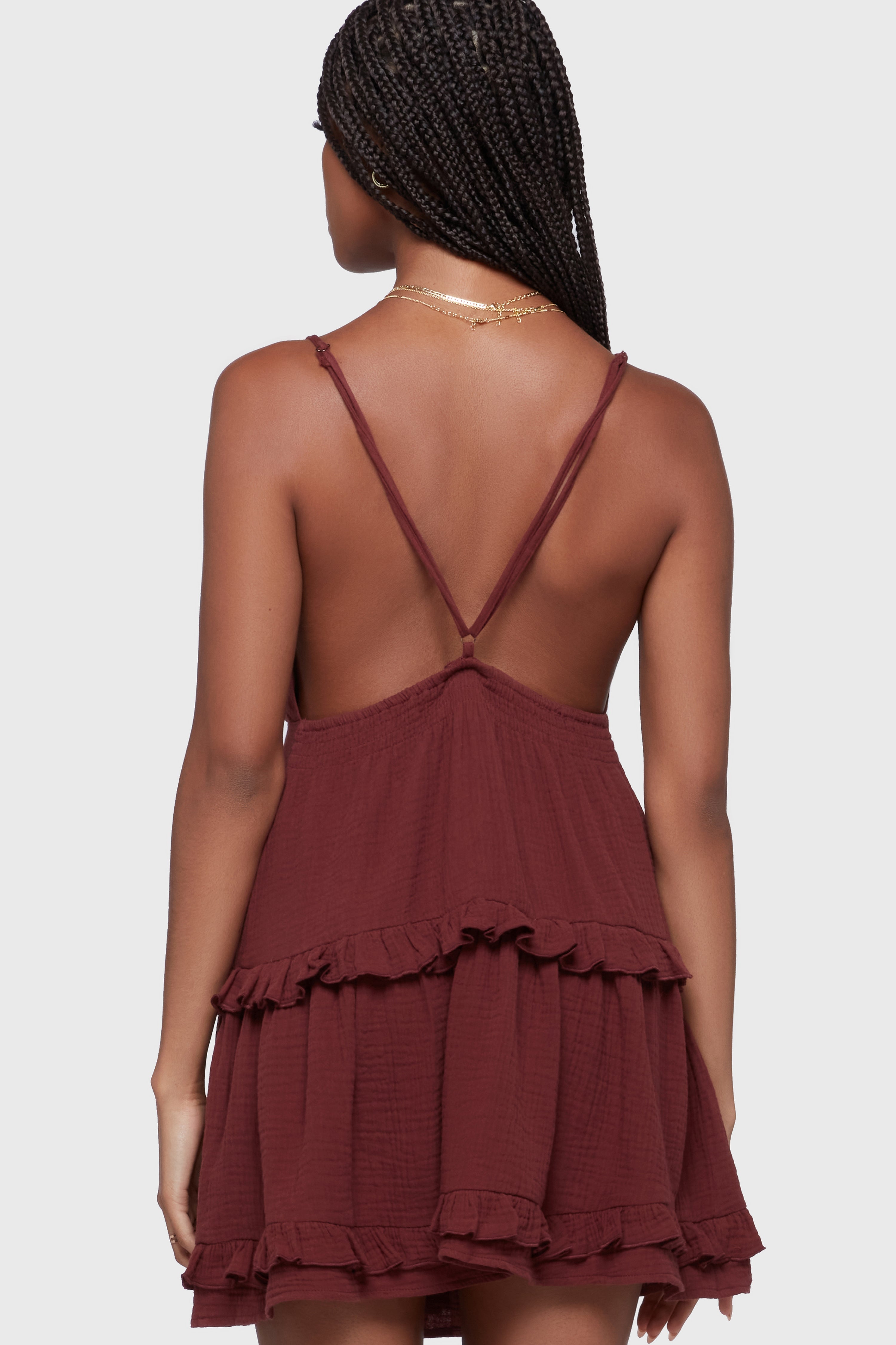 Wolfbane Cove Mini Dress Red