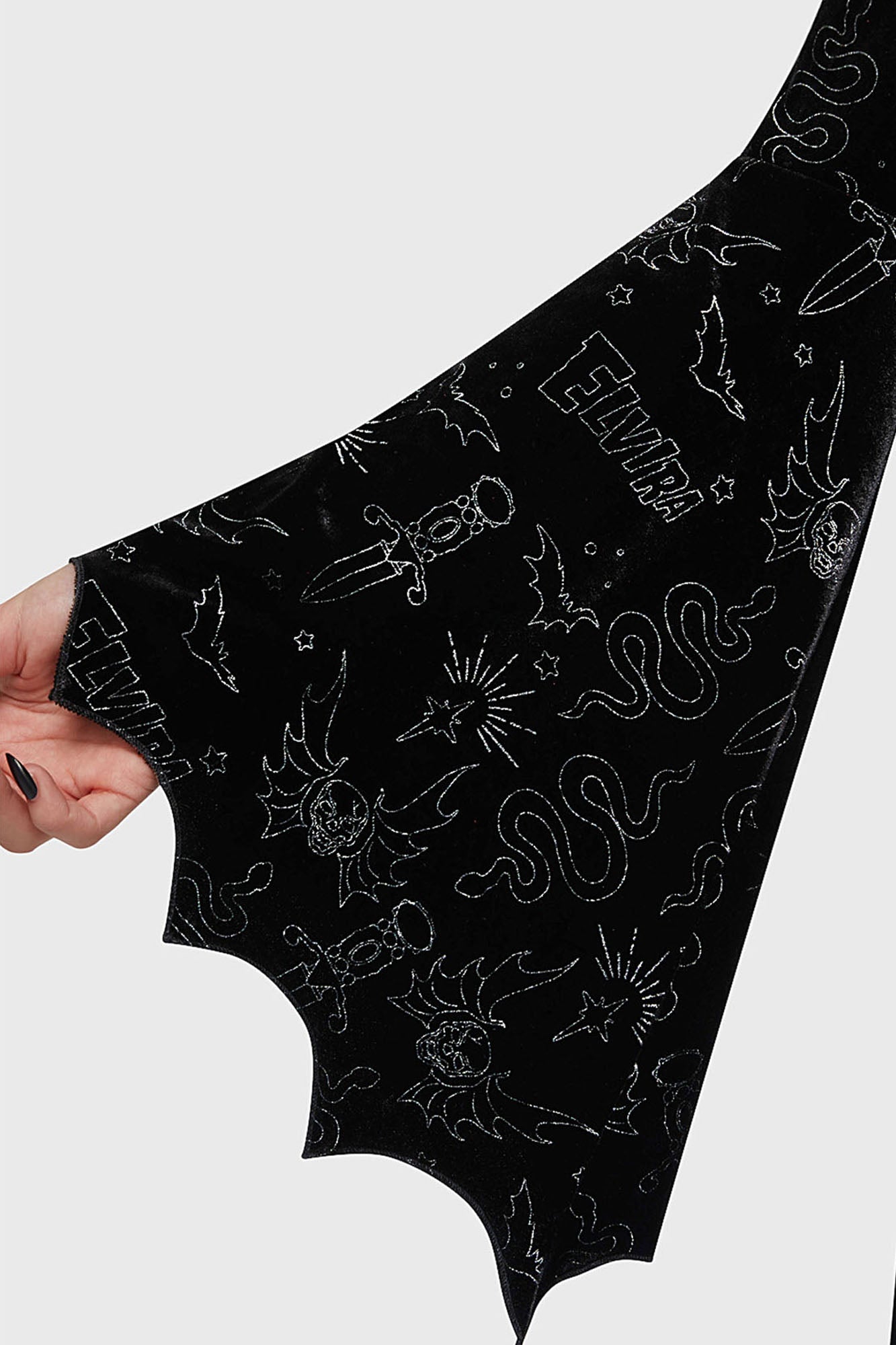 Yours Cruelly Bat Sleeve Top