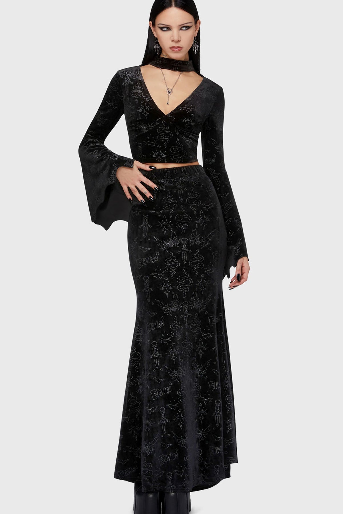 Yours Cruelly Maxi Skirt